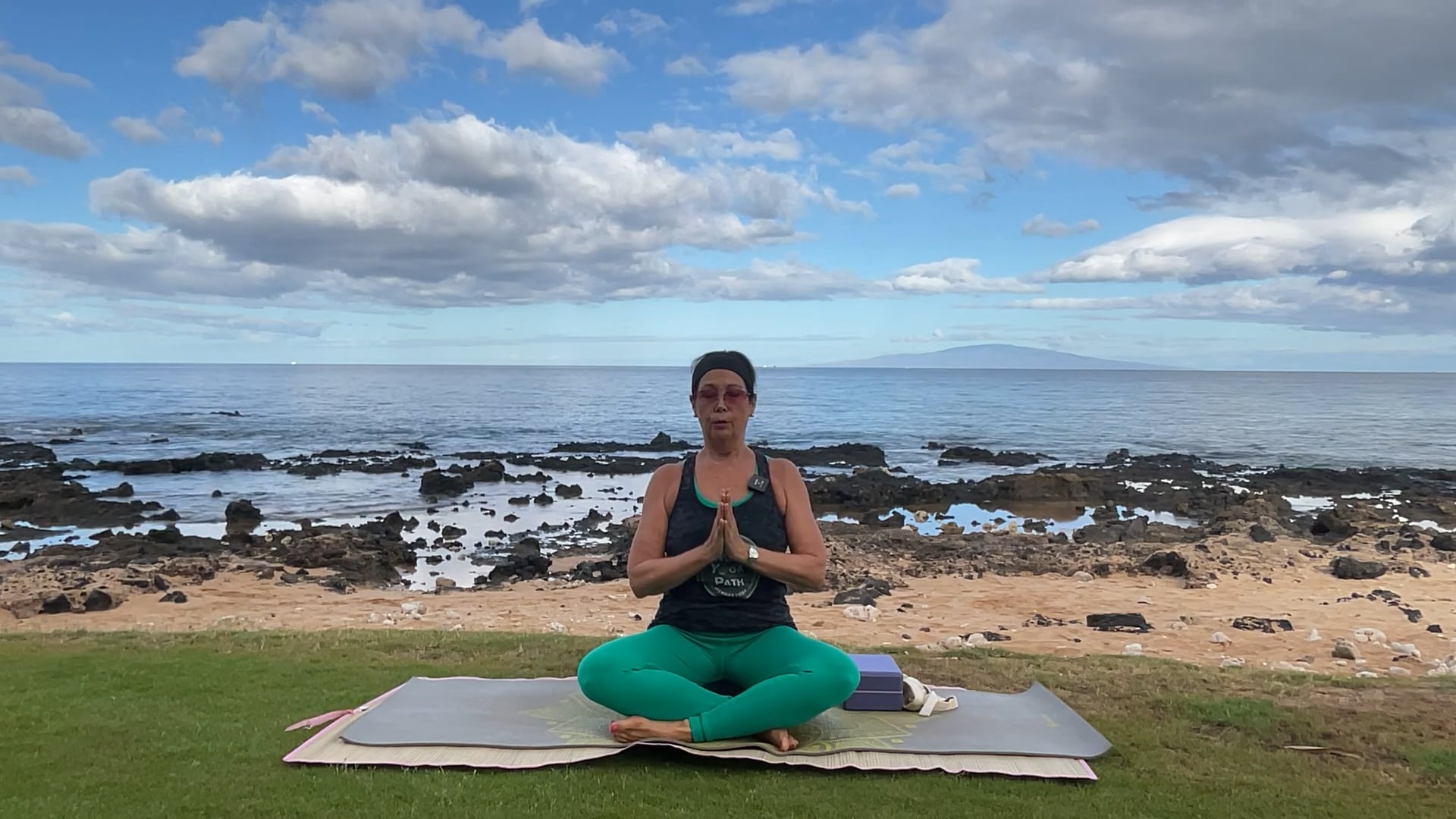 8-12-24 Gentle Beach Yoga: Focus on total body stretch and strength.