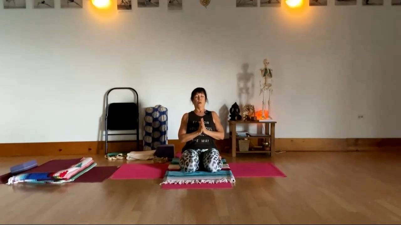 10-11-23 Iyengar Yoga: Focus on strengthening and stretching inner and outer hips.