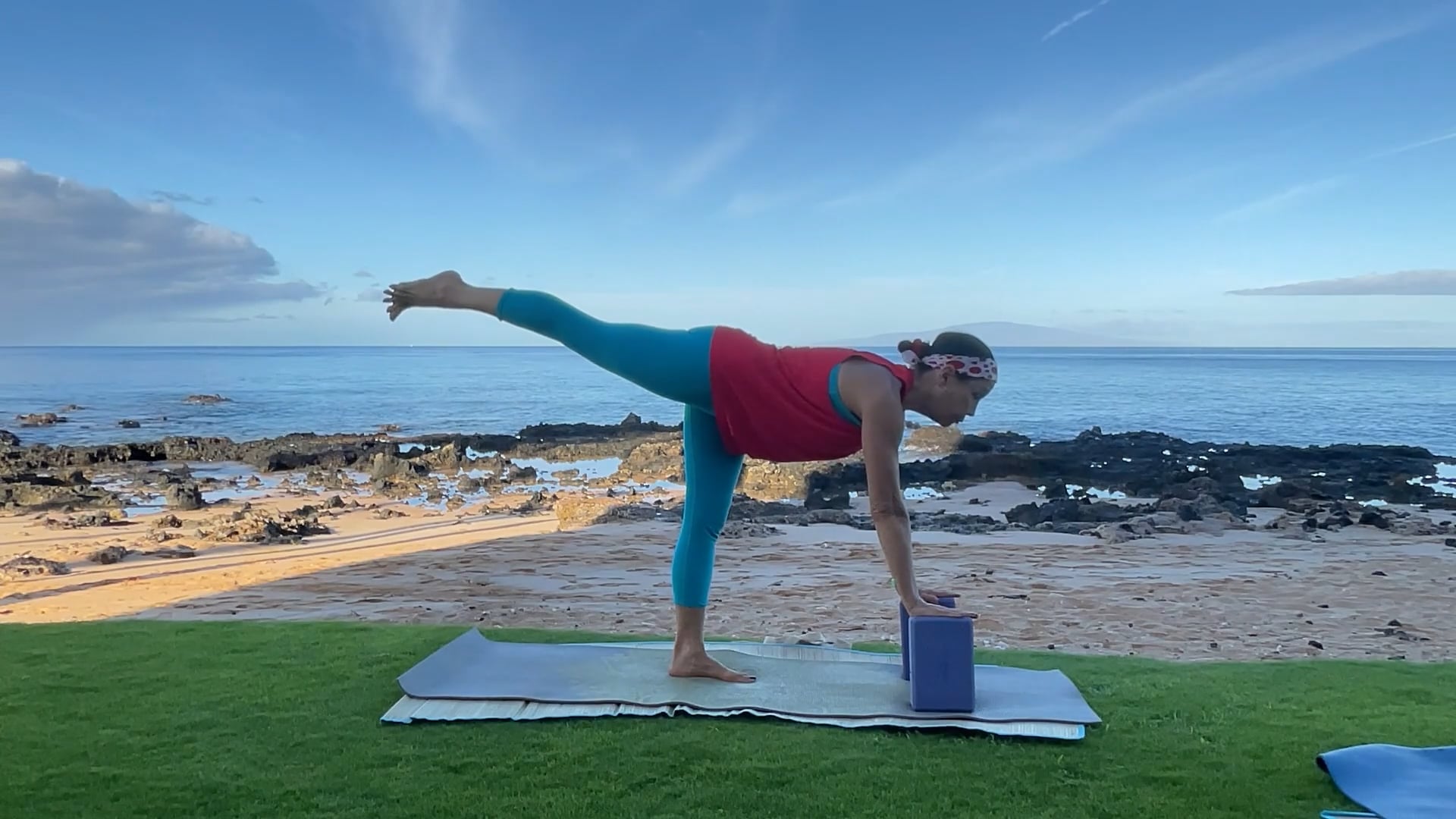 11-6-25 Gentle Beach Yoga: Strengthening the spine and awakening the mind.