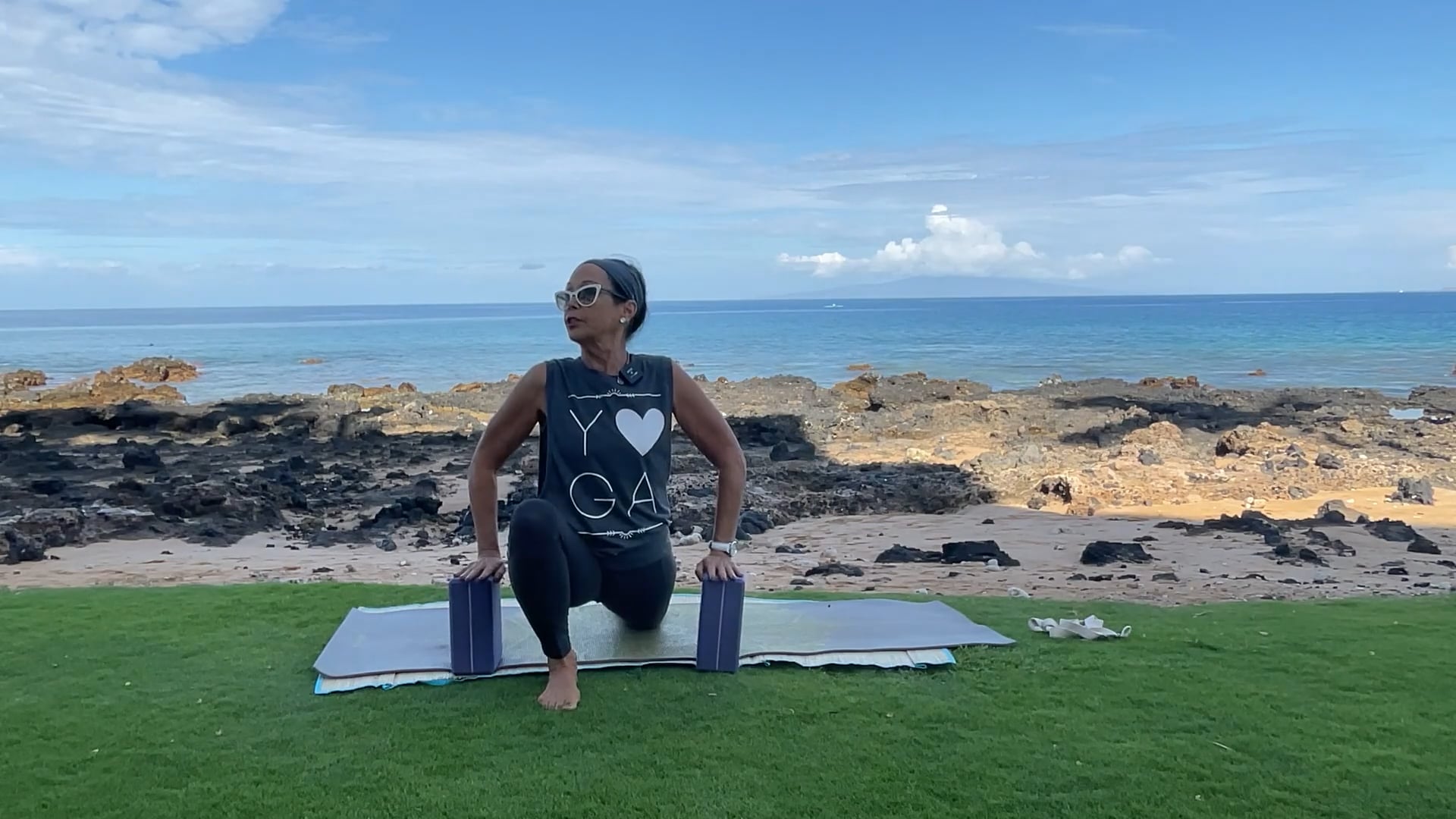 4-29-25 Gentle Beach Yoga: Healing the lower back and hips.