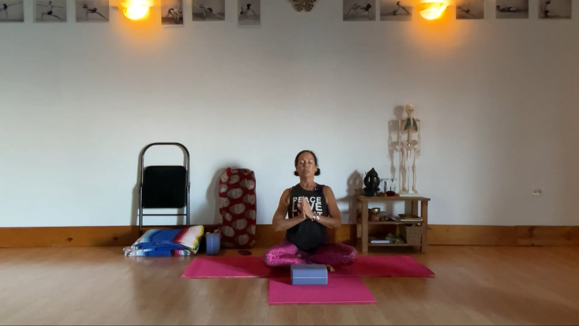12-6-24 Iyengar Yoga: Focus on deep leg/hip stretch/strengthening.
