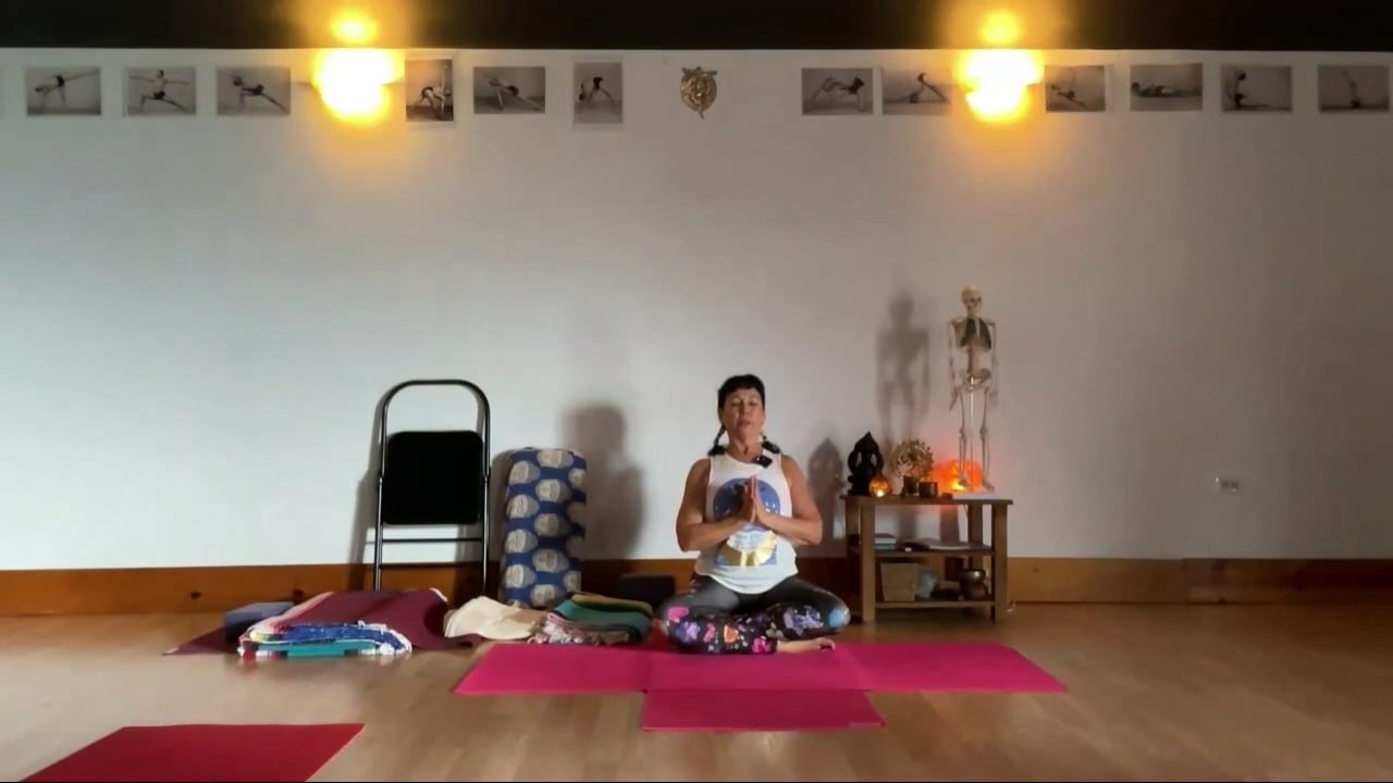 1-17-24 Iyengar Yoga: Self-evaluation: total body-mind foundations of alignment and balance.