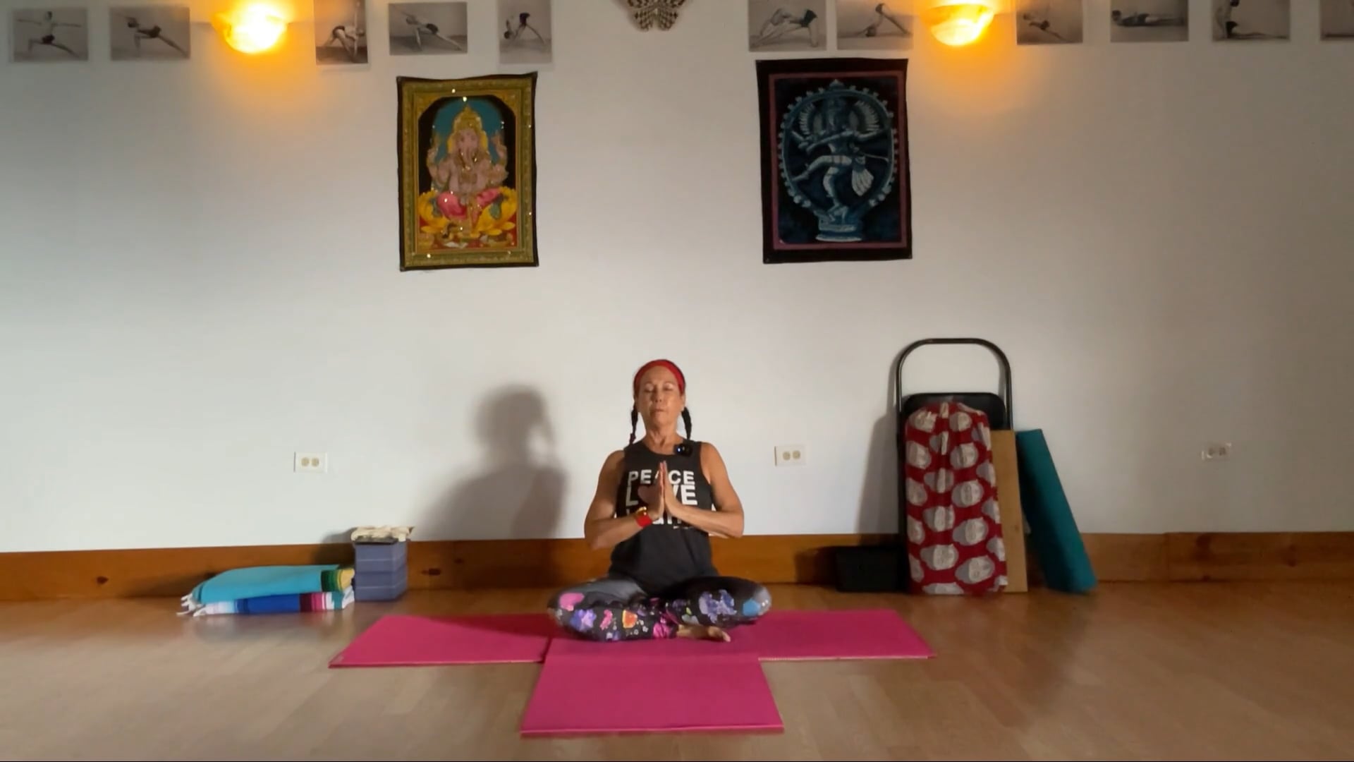 9-18-24 Iyengar Yoga: Horizontal side body lengthening in seated and standing poses.