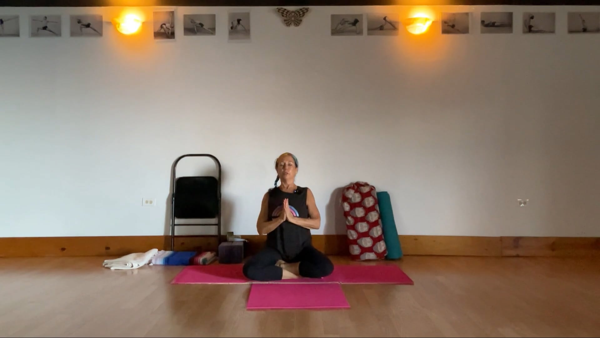 10-16-24 Iyengar Yoga: Focus on foundations to build a bridge in the prone position.