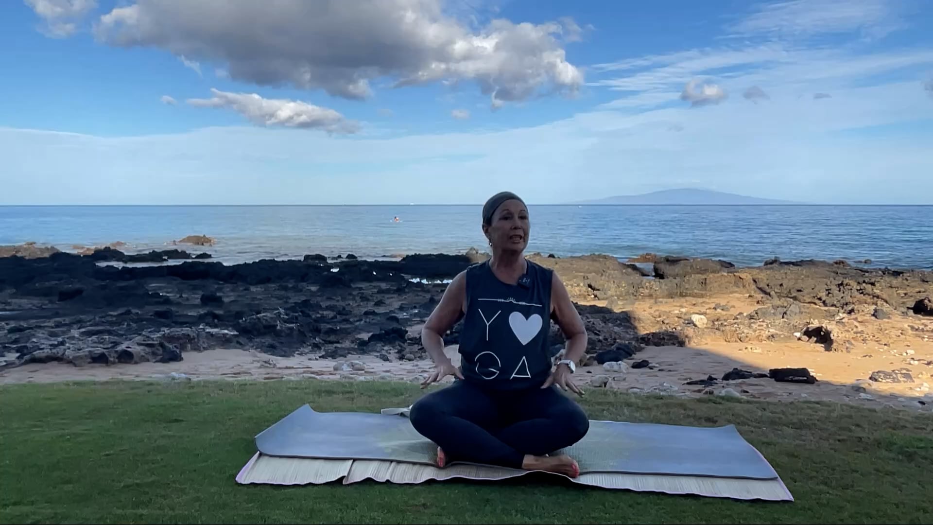 7-31-24 Gentle Beach Yoga:  Focus on standing poses to improve balance and strength.