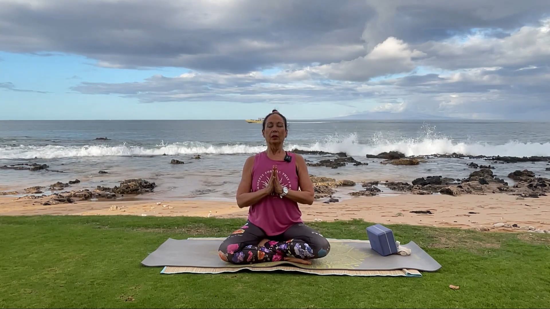 12-10-24 Gentle Beach Yoga: Focus on total body stretching/strengthening/relaxing.