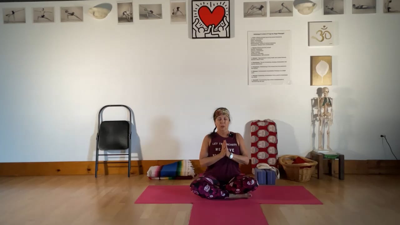 7-1-22 Iyengar Yoga: Conditioning the arms and legs for back bending.