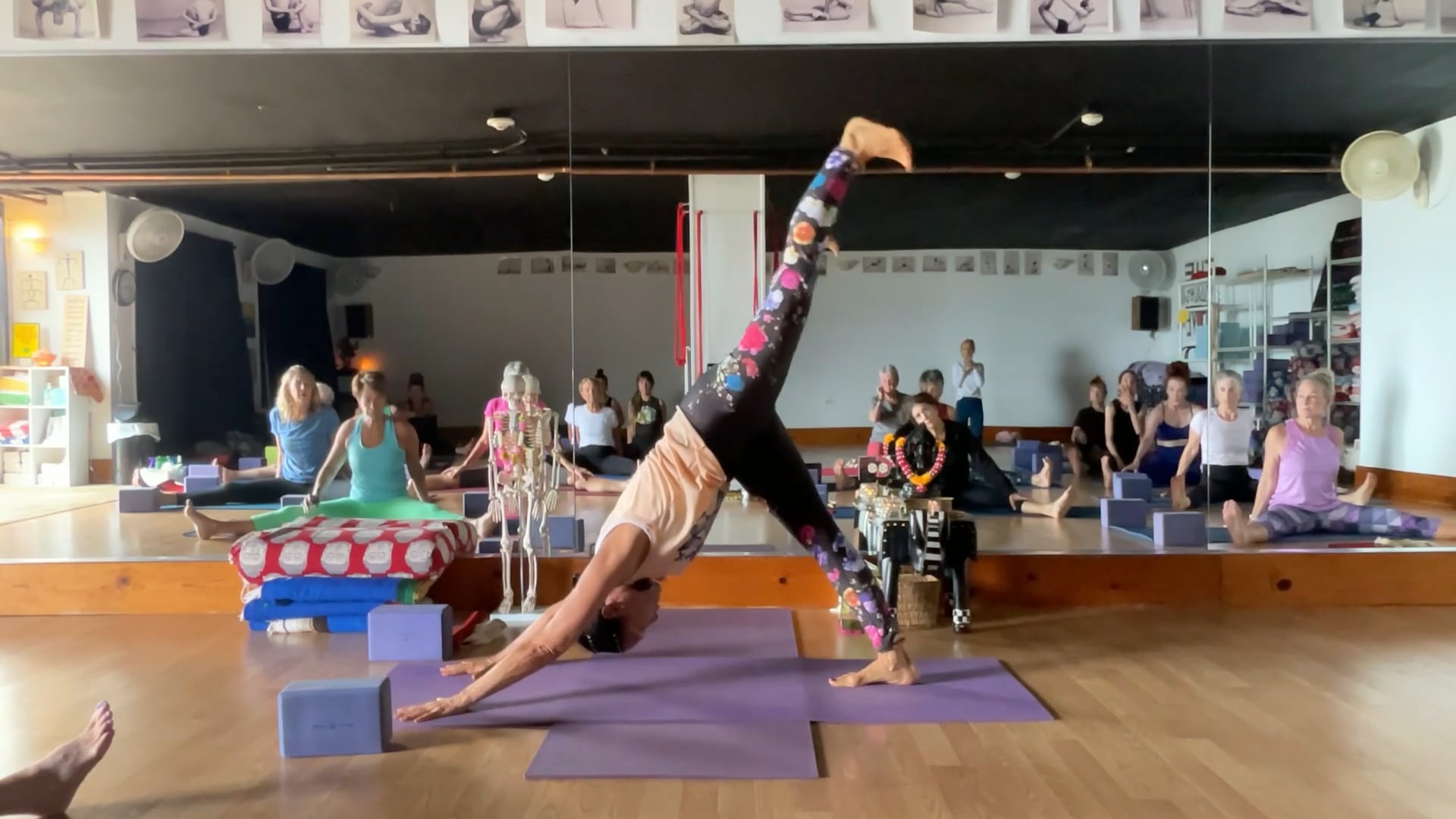 1-23-26 Iyengar Yoga All Levels: Prioritize adjusting from the feet for alignment & balance.
