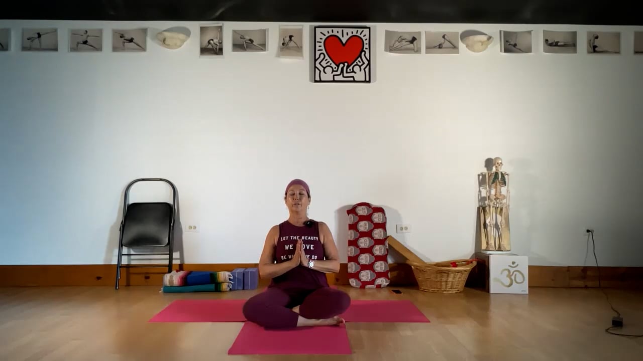 4-22-22  Iyengar Yoga: Focus on mobility and strength: feet, ankles, wrists, and arms.