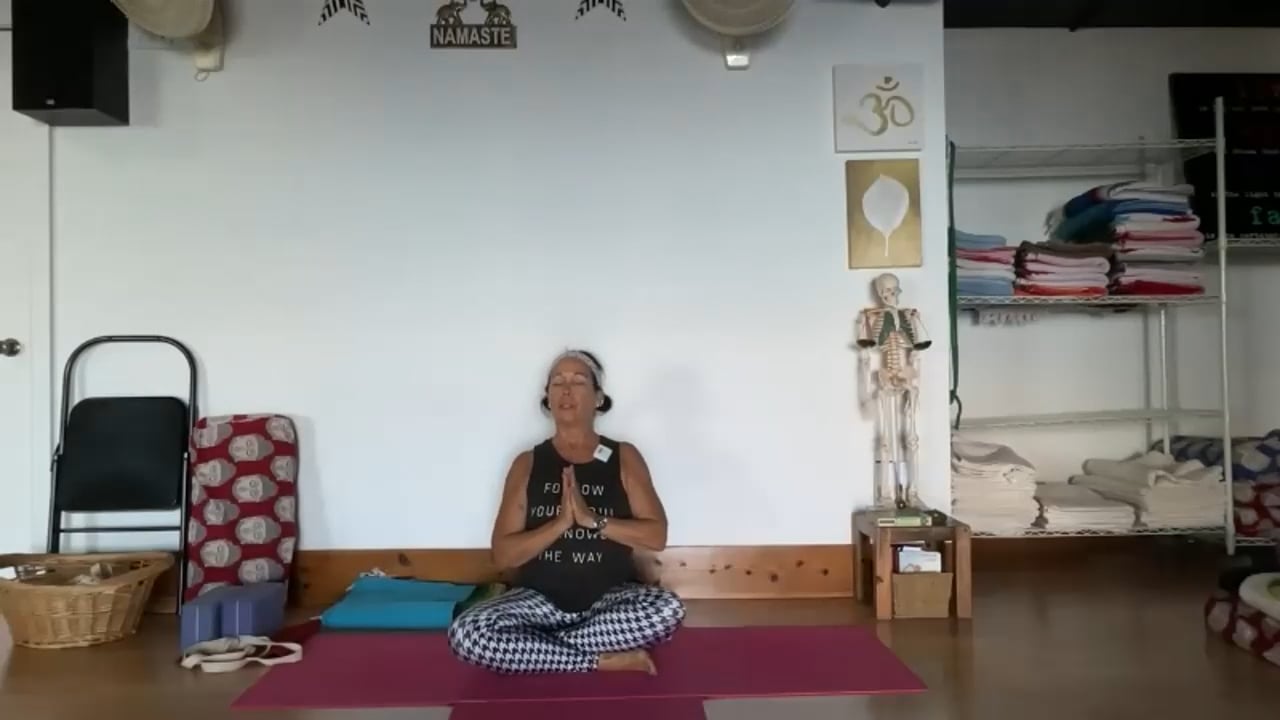 12-30-22 Iyengar Yoga: Total body covered in learning personal practice sequences.