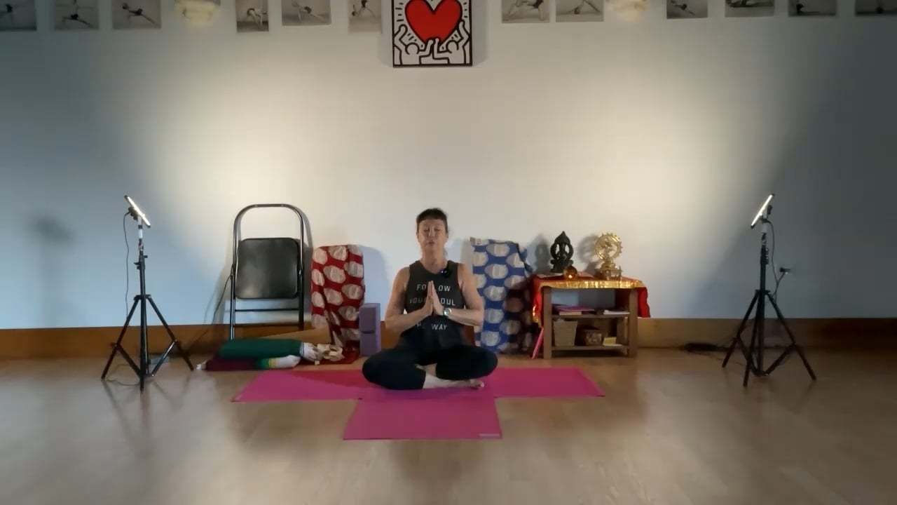4-15-23  Focus on feet: standing poses and back bending.