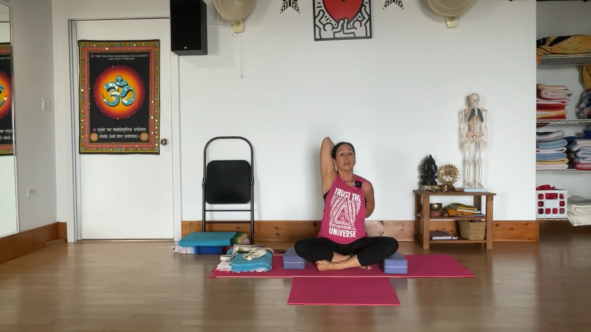 1-31-25 Iyengar Yoga: Foundations for handstands, step by step with wall. Getting the wrist, elbow, and shoulder firm to hold yo