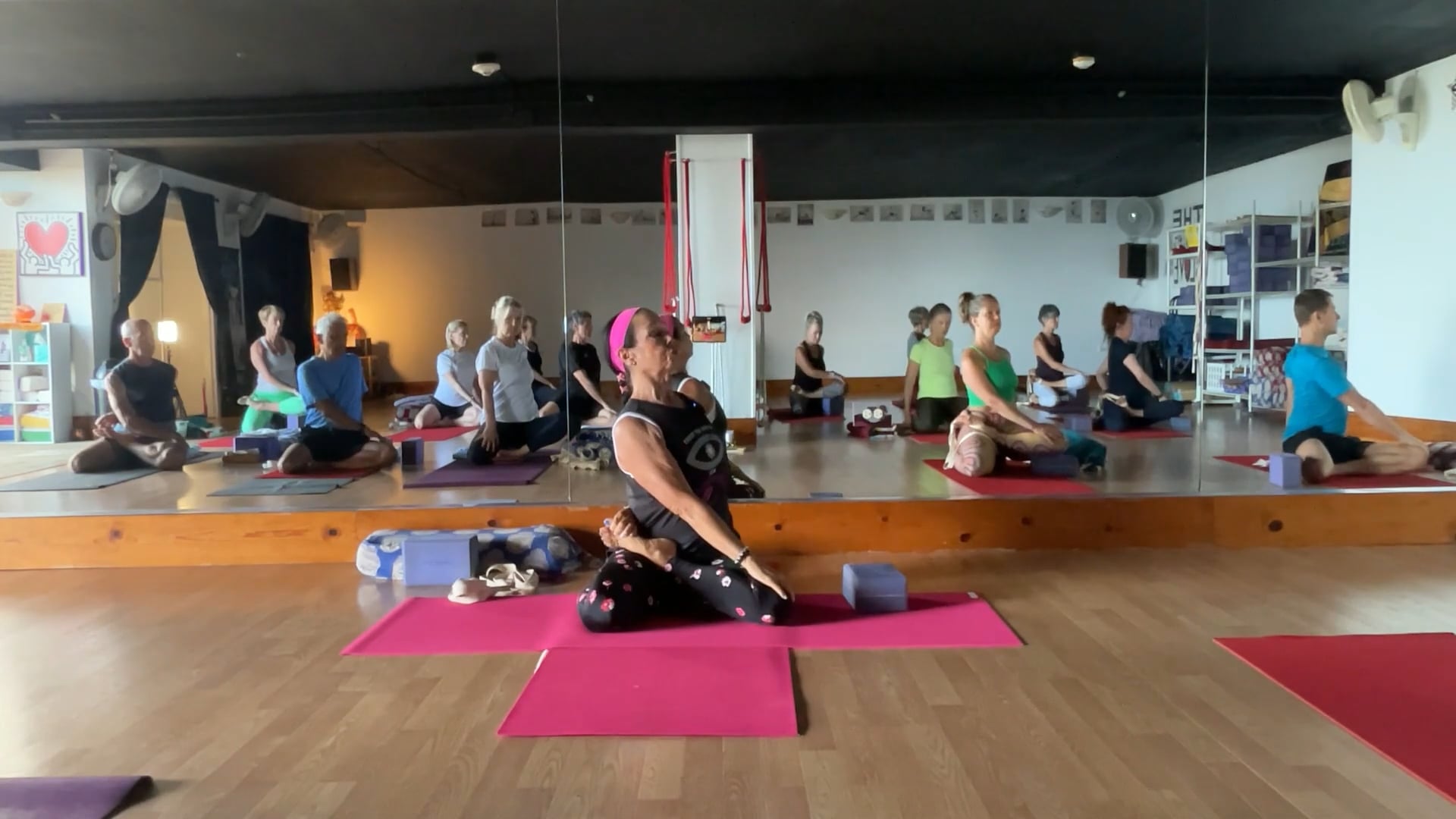 3-21-25 Iyengar Yoga: Focus on firming the outer legs for healthy hips.