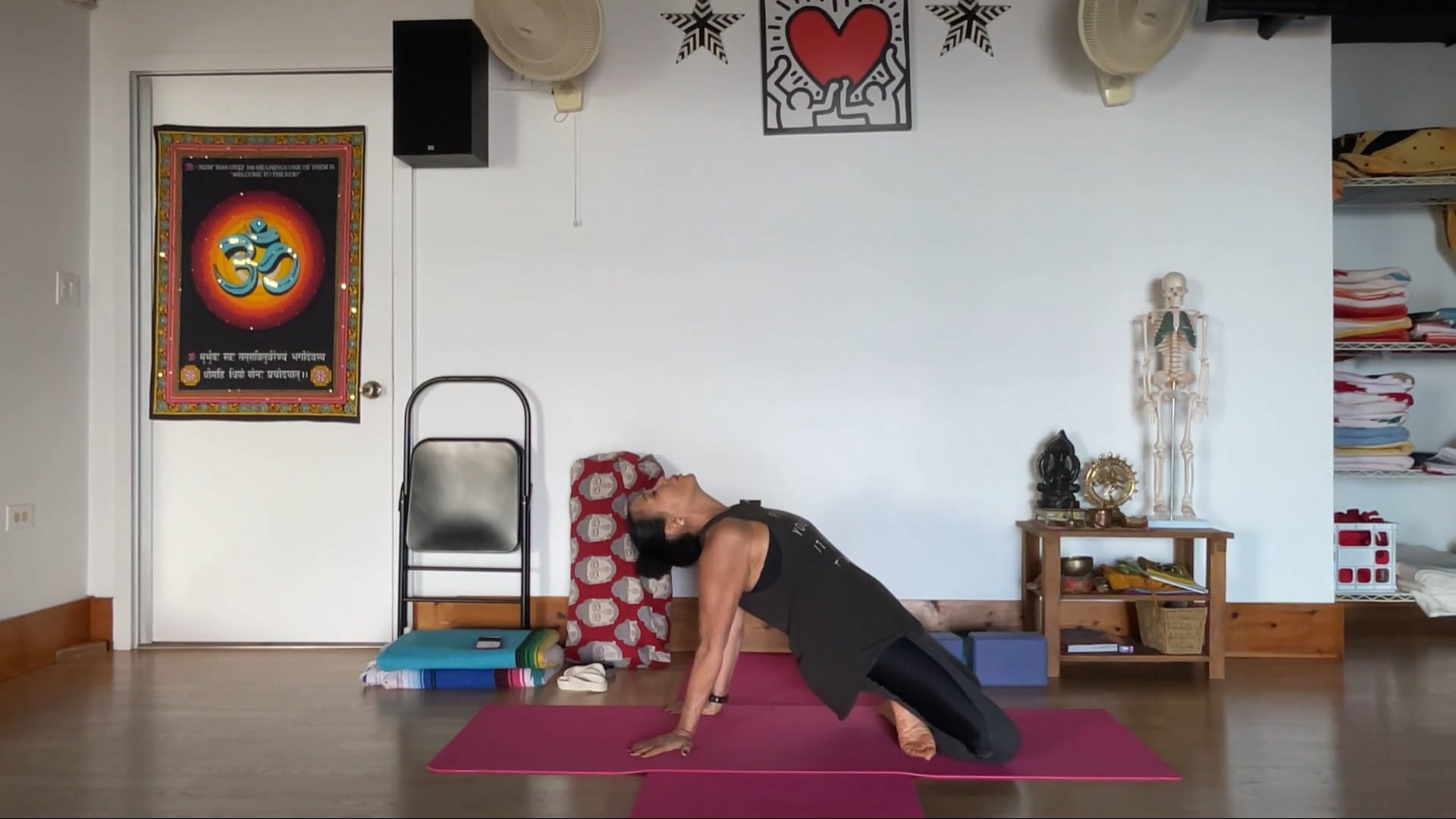 1-27-25 Iyengar Yoga: Ankle flexiblity/mobiity with strong hip strengthening. Variations of Swastika