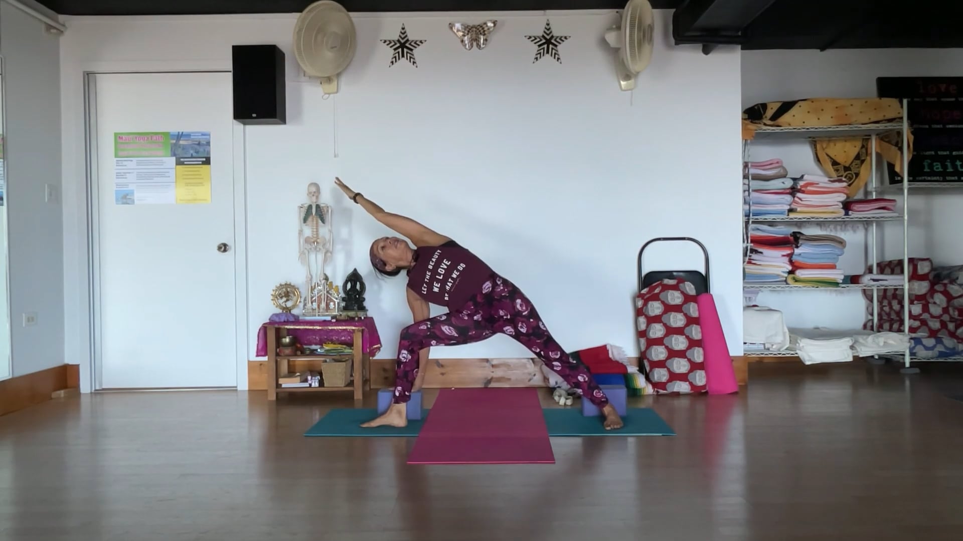 5-26-25 Iyengar Yoga: Strength & Balance: horizontal standing poses