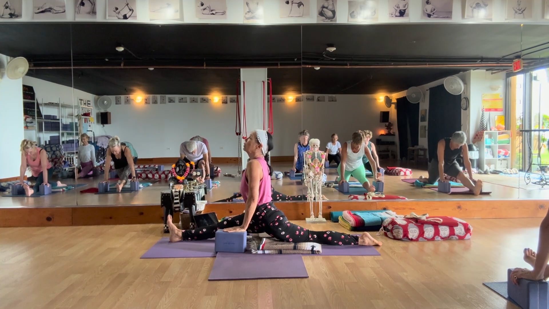2-6-26 Iyengar Yoga All Levels: Building the mind–body pathway to Hanumanasana, body part by body part—from hip openers to backb