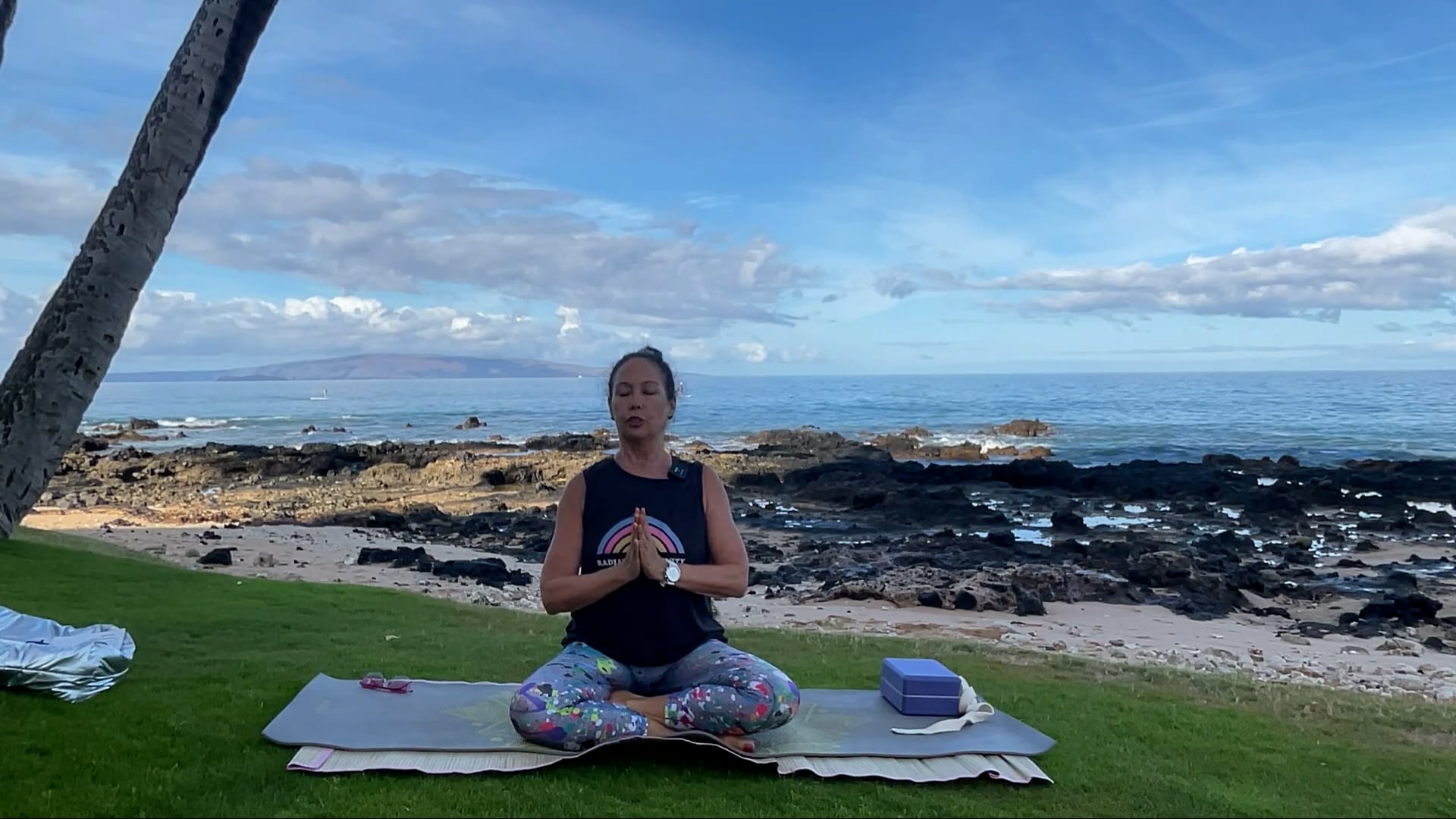 8-20-24 Gentle Beach Yoga:  Focus on seated twists, forward bends, and quieting the mind.