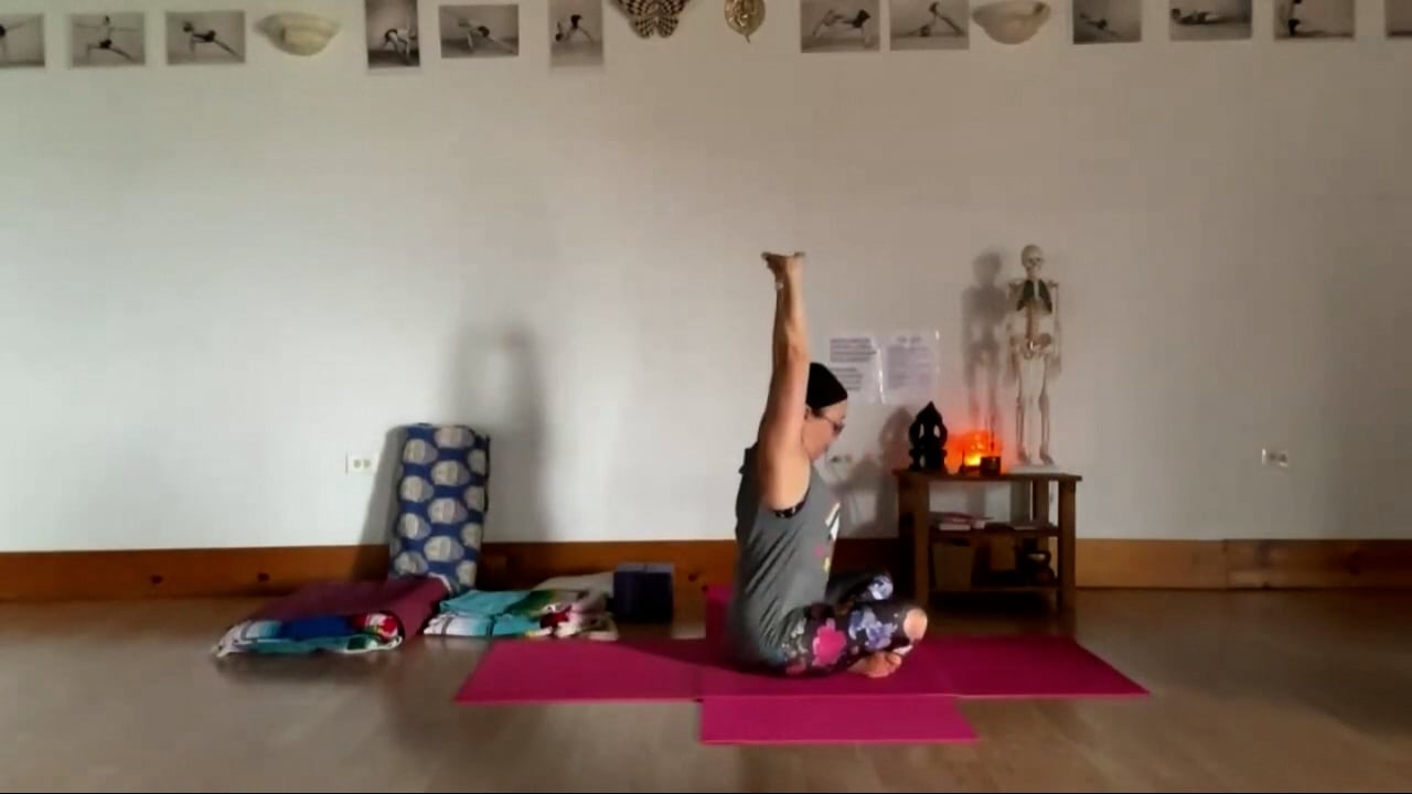 3-15-24 Iyengar Yoga: Focus on backbend preparation and lots of stretching.