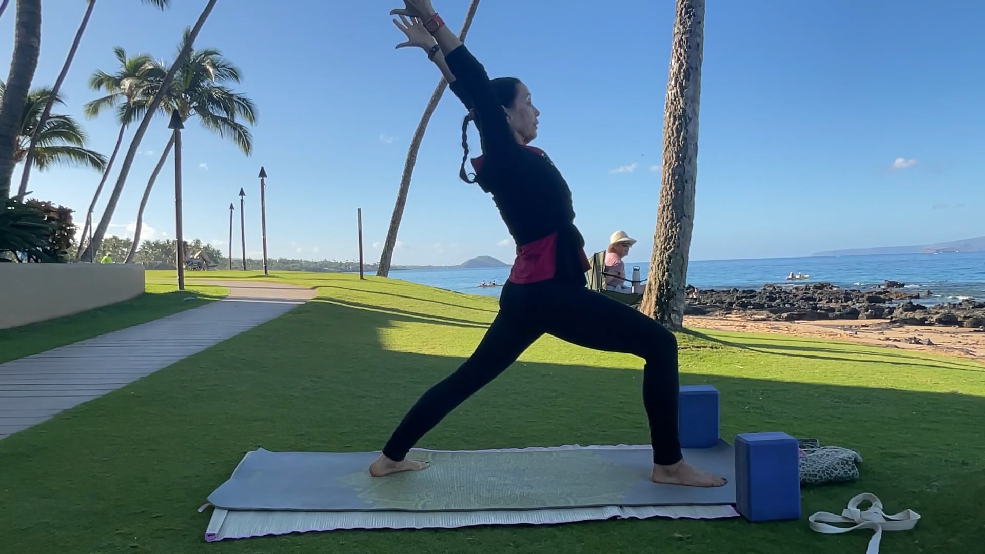 2-17-26 Beach Yoga Beginner: Develop focus to look inward in the outer world.