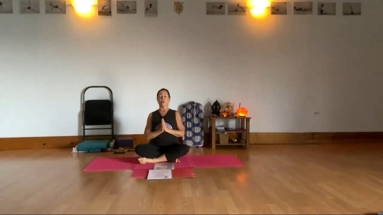 9-2-23 Iyengar Yoga: Focus on slow vinyasa to build strength.