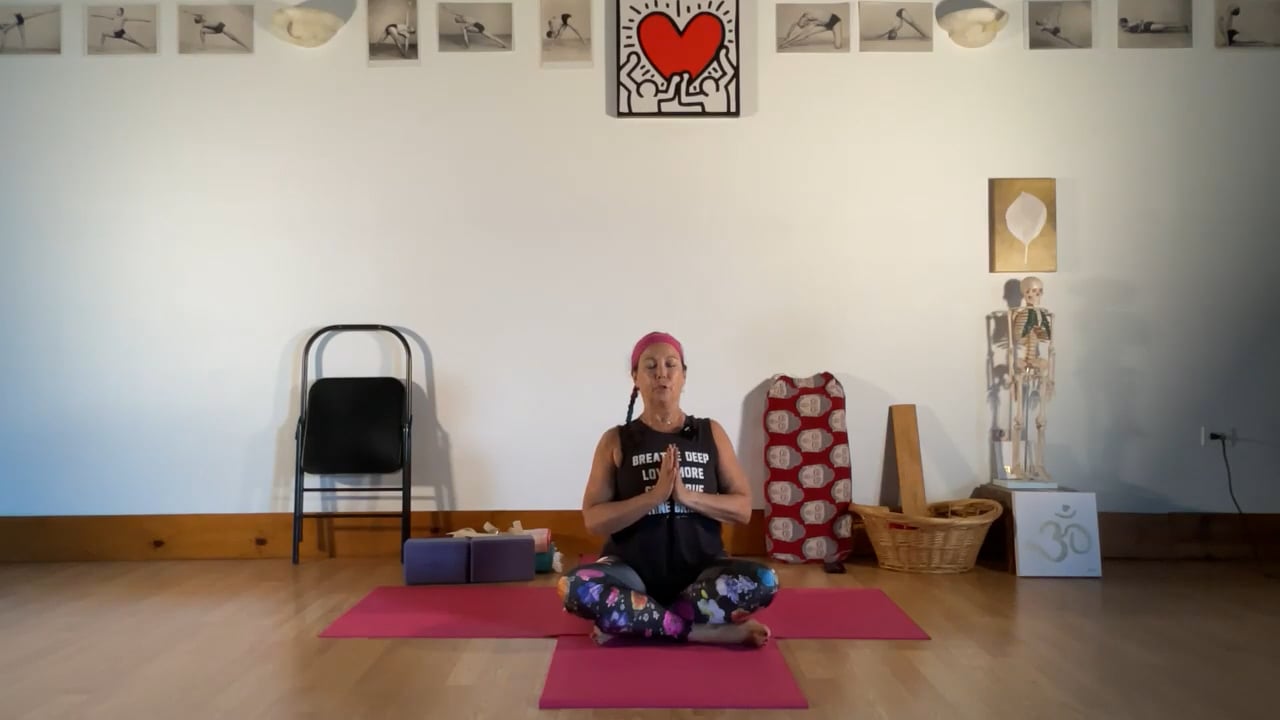 5-13-22 Iyengar Yoga: Arm balance, standing poses, back bending, and inversions.
