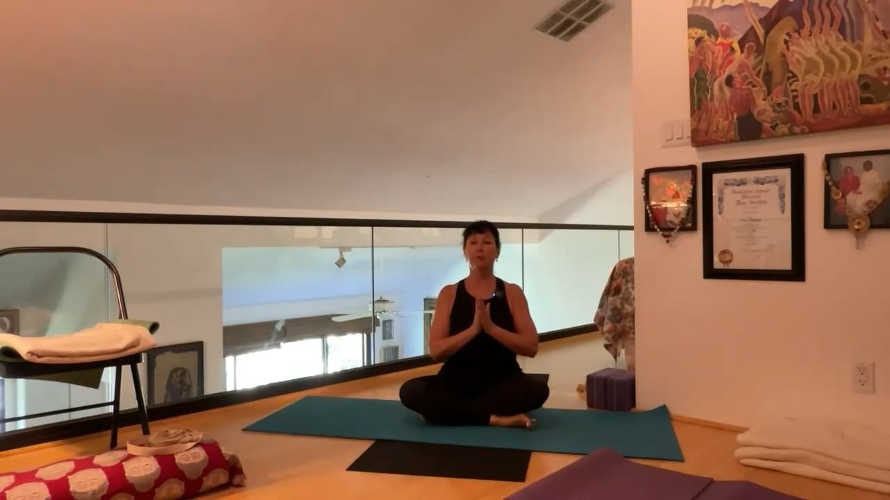 6-14-23 Iyengar Yoga: Balance asanas, deep forward bend, and inversions.