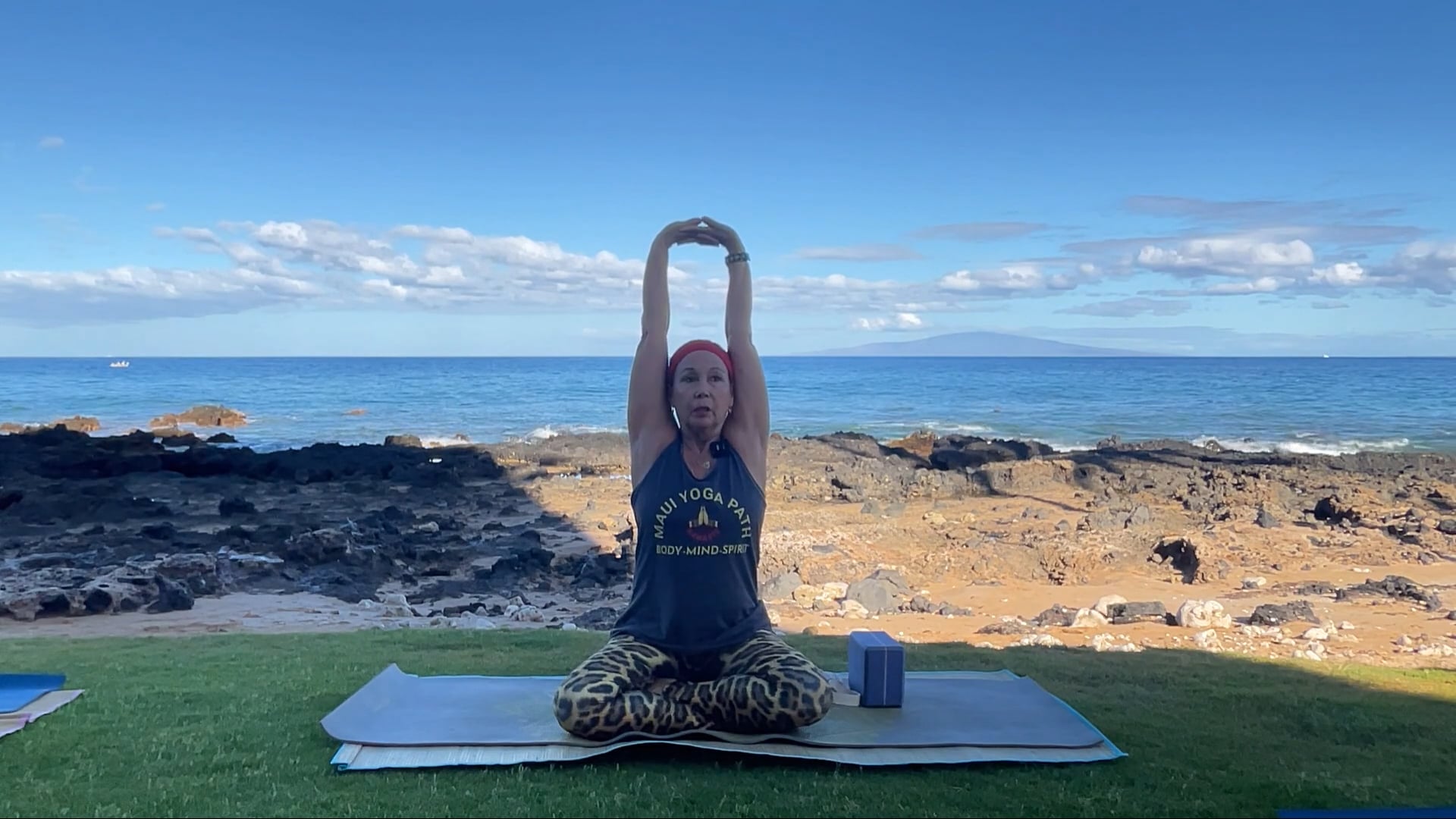 7-4-24 Gentle Beach Yoga: 4th of July celebration in Freedom, total body connecting.