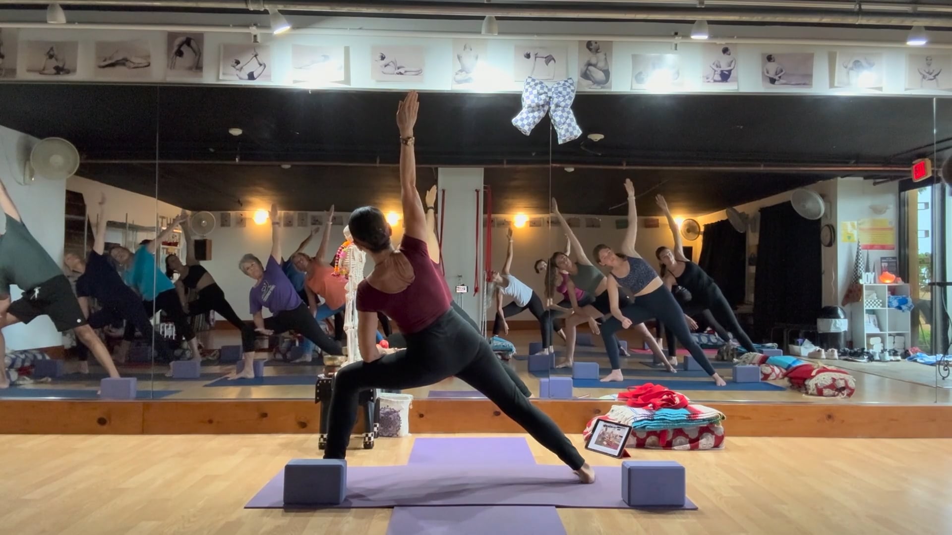3-23-26 Iyengar Yoga-Beginner: Flowing with awareness and adjusting.