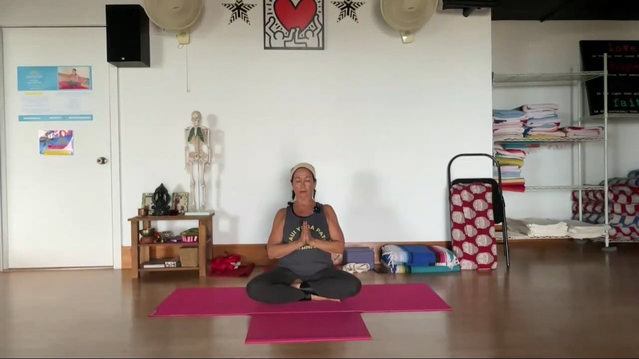 6-24-24  Iyengar Yoga: Focusing on feet and hands to align the limbs and lengthen the spine.