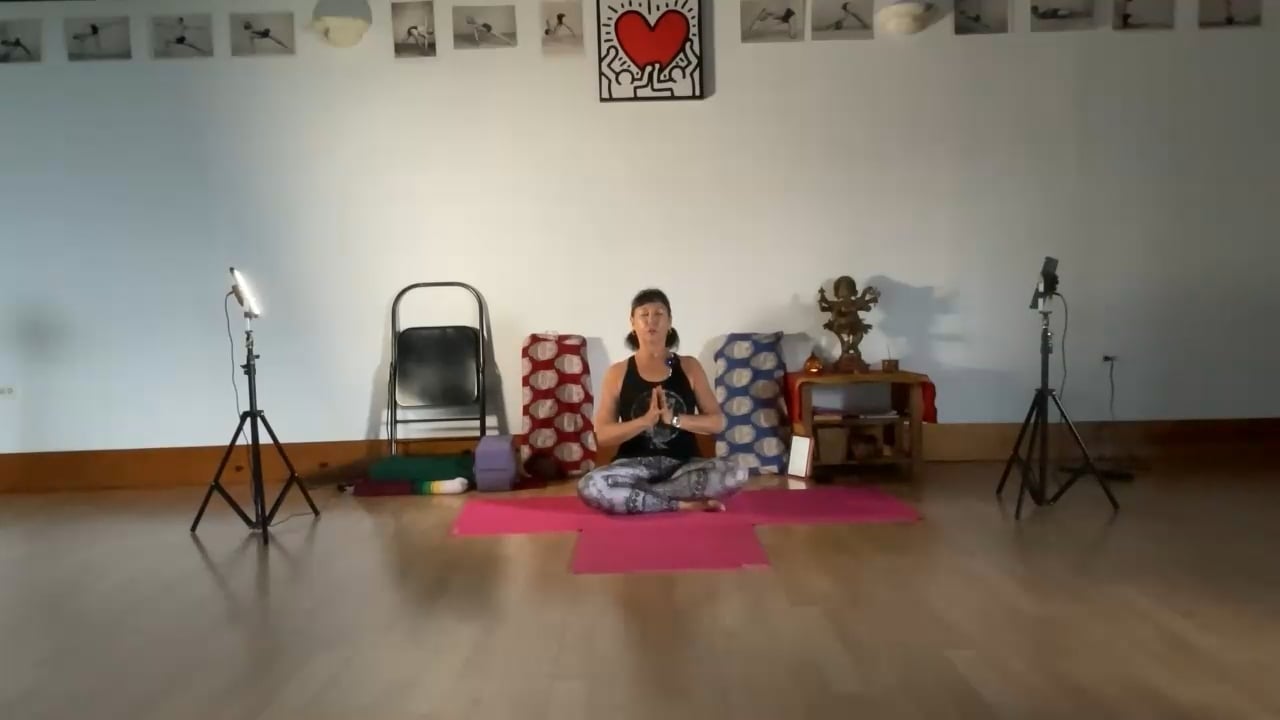 4-22-23 Iyengar Yoga: Focus on total body strengthening and upliftings.