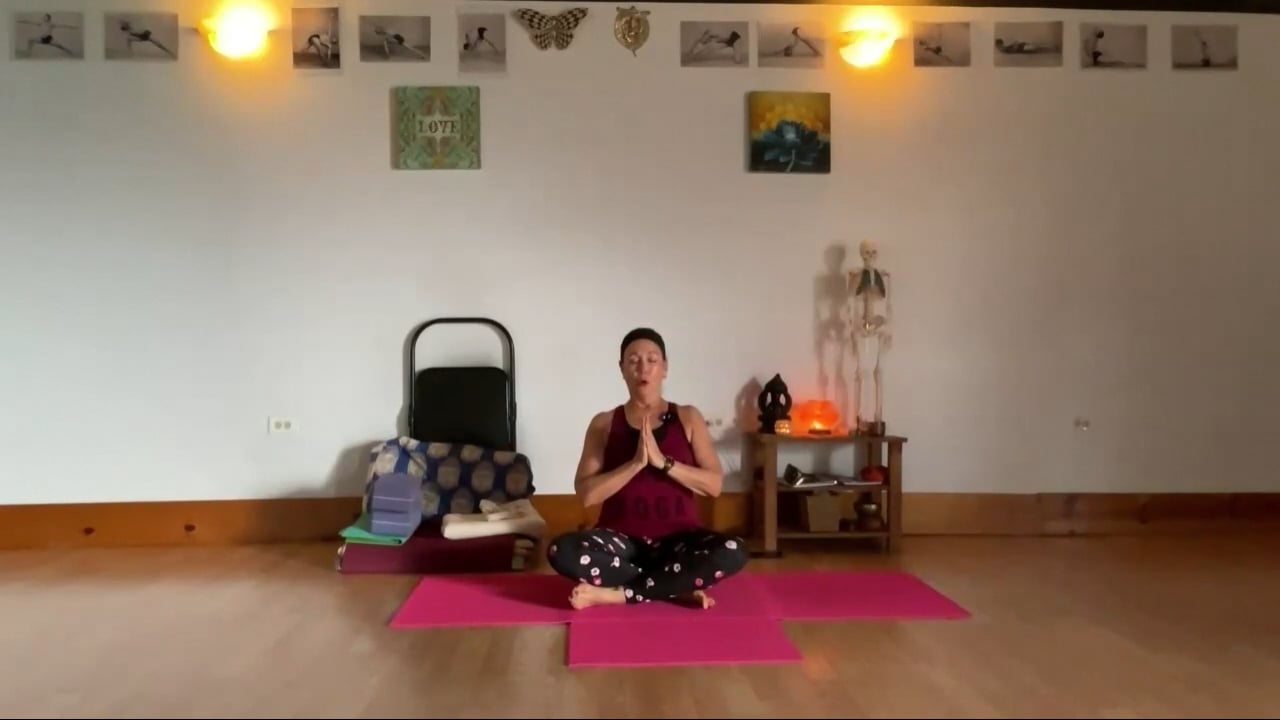 4-19-24 Iyengar Yoga: Focus on the circular rotation of the ankle and knee to hook into the outer hip.