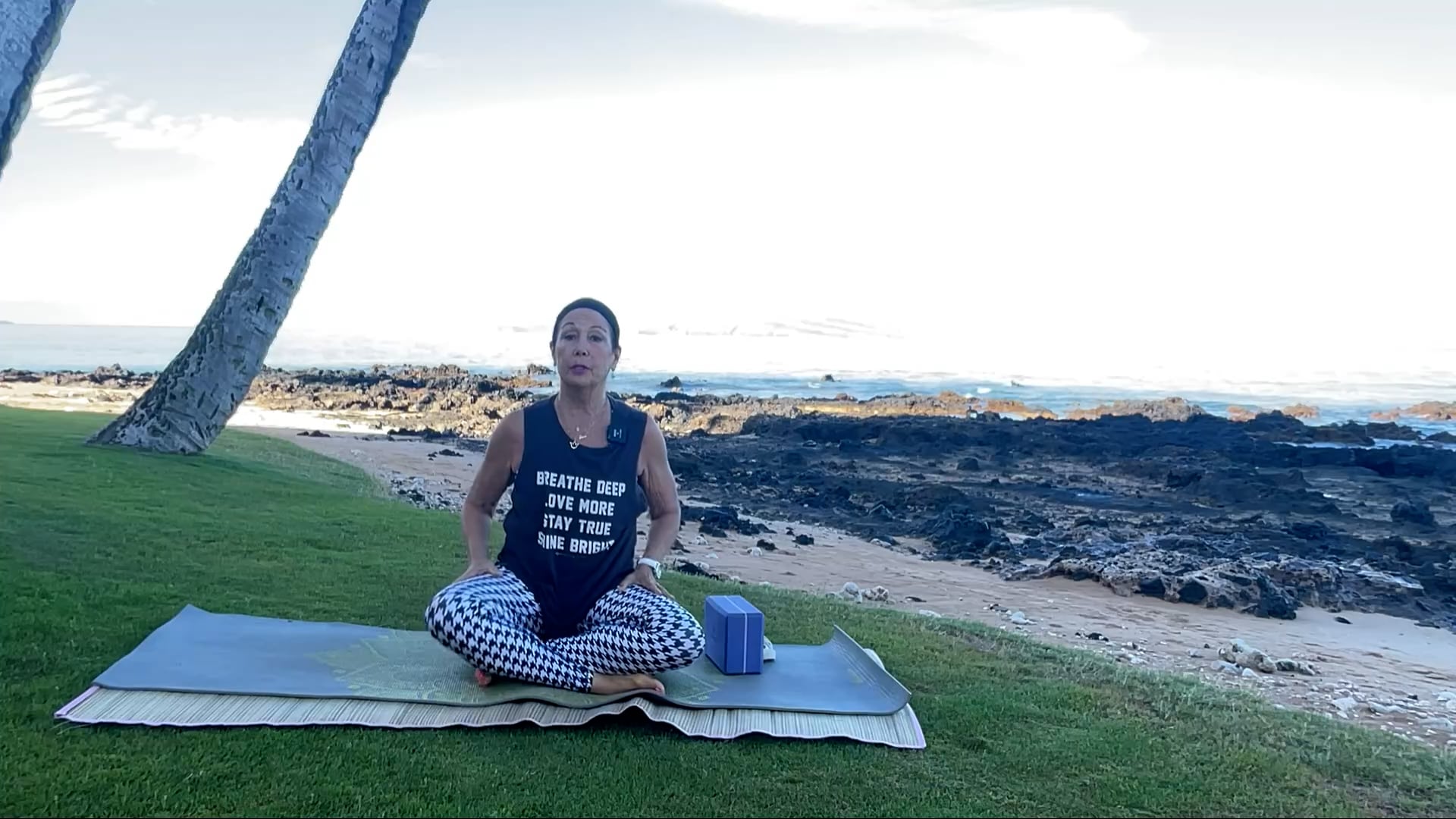 8-1-24 Gentle Beach Yoga: Focus on stabilizing the hips, creating space, and quieting the mind.
