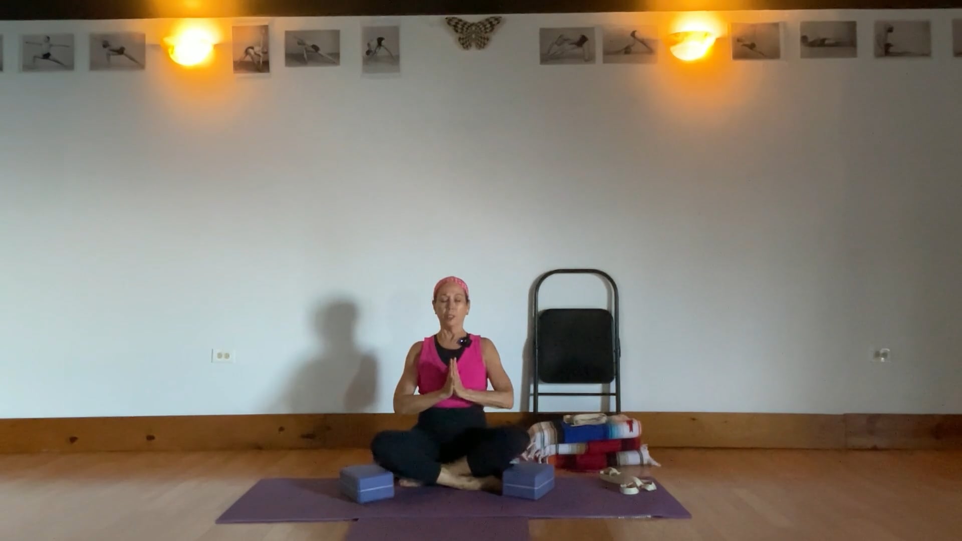 9-22-25 Iyengar Yoga: Autumn Equinox actions of balance & alignment for arms and legs.