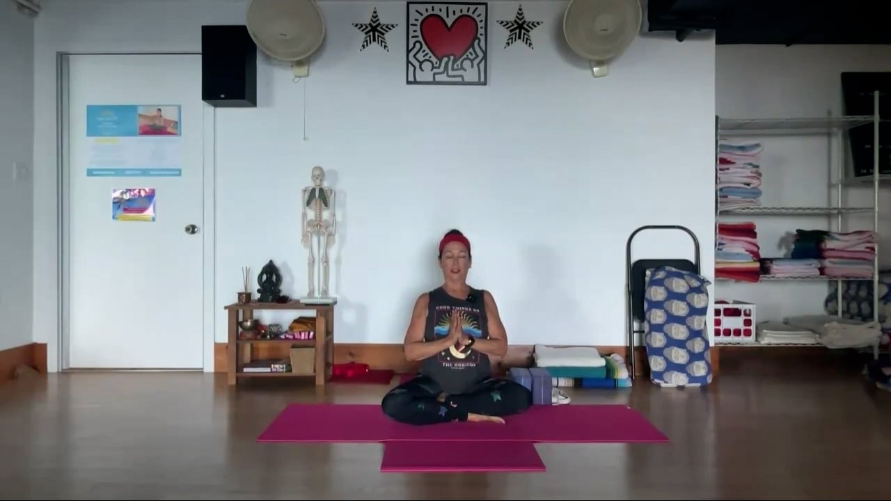 7-22-24 Iyengar Yoga: Outer body supporting the inner body: sitting, standing, inverting.