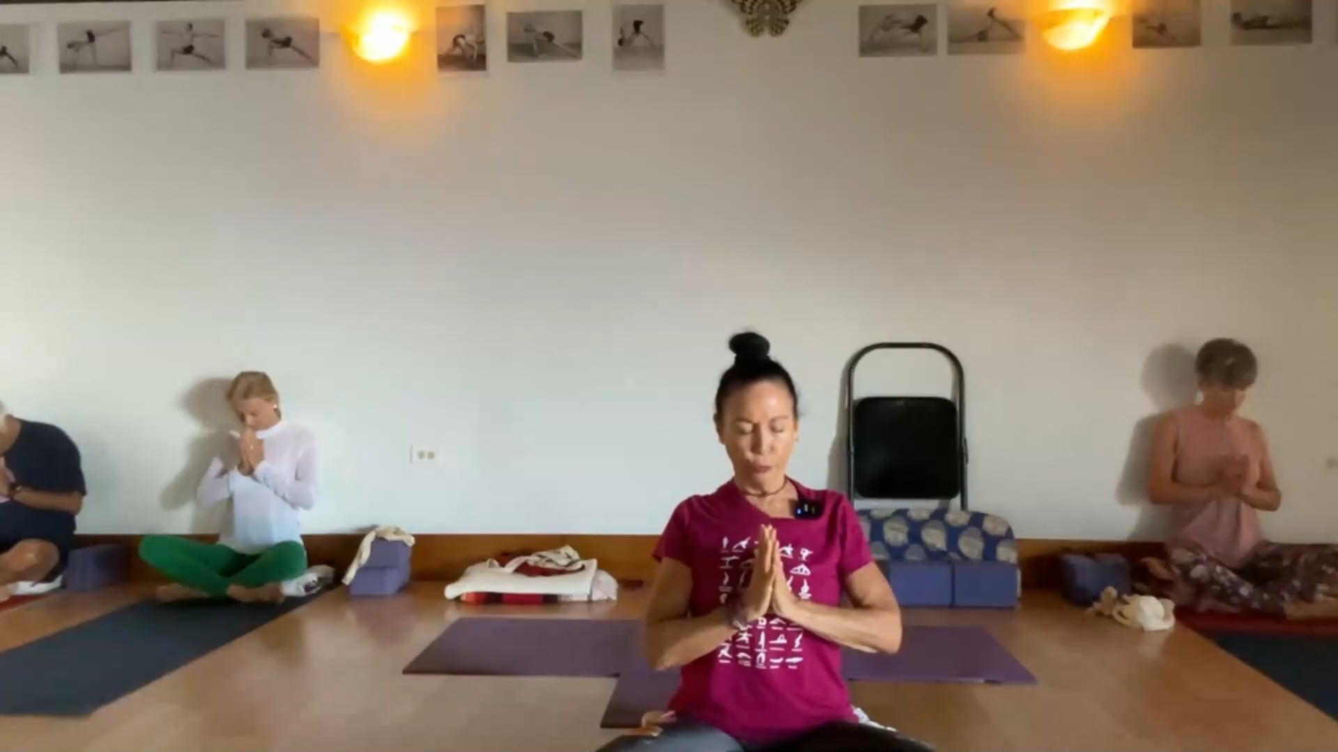 10-17-25 Iyengar Yoga: Support of pelvis/legs to uplift the front spine.
