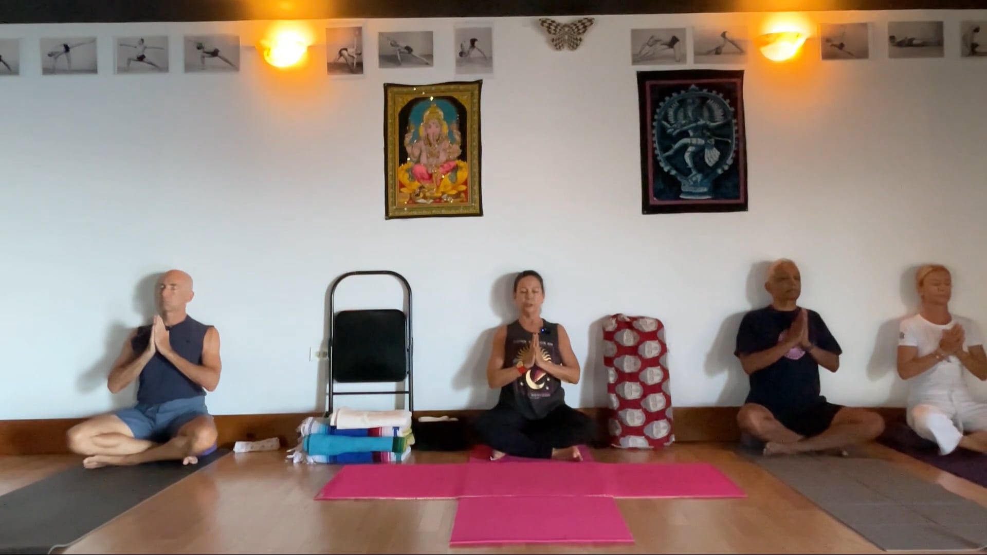 10-2-24  Iyengar Yoga: Continuing lengthening the side body, standing, and sitting.