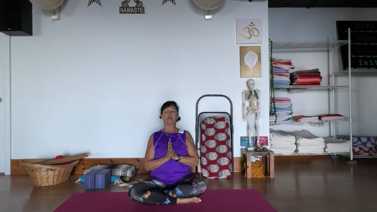 12-2-22  Iyengar Yoga: Uplifting the energy.