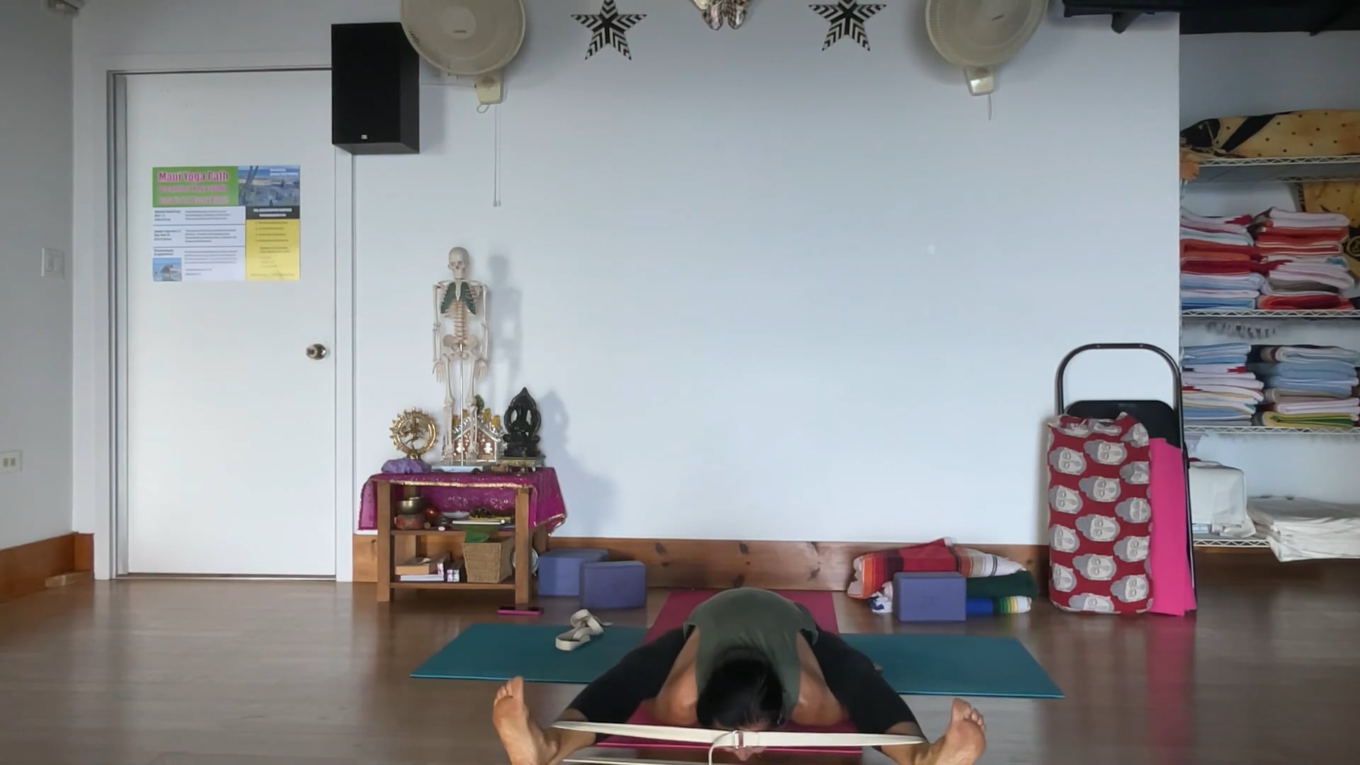 6-18-25 Iyengar Yoga: Building foundations to Kurmasana, (Tortoise), forward bends, side flank, standing with leg/hip priority.
