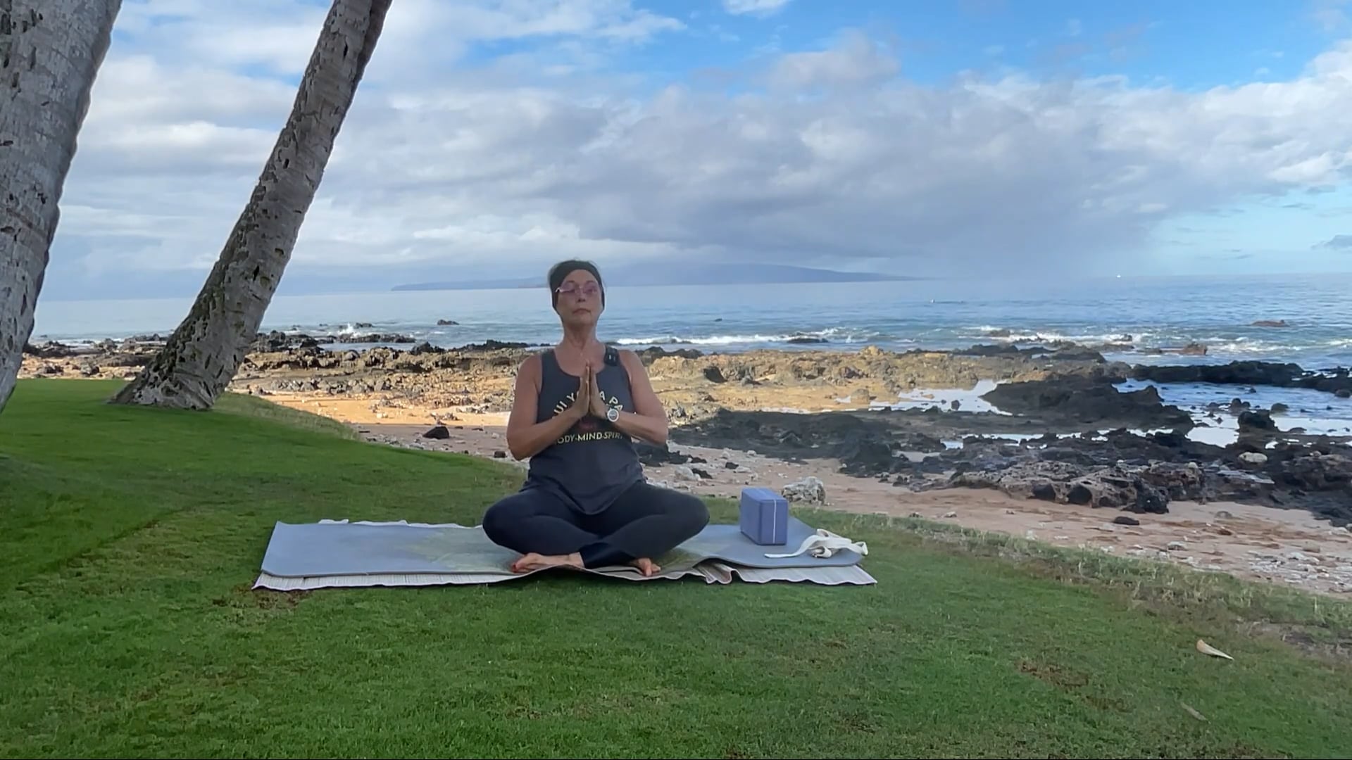 8-28-24 Gentle Beach Yoga: Focus on feet and wide leg strengthening.