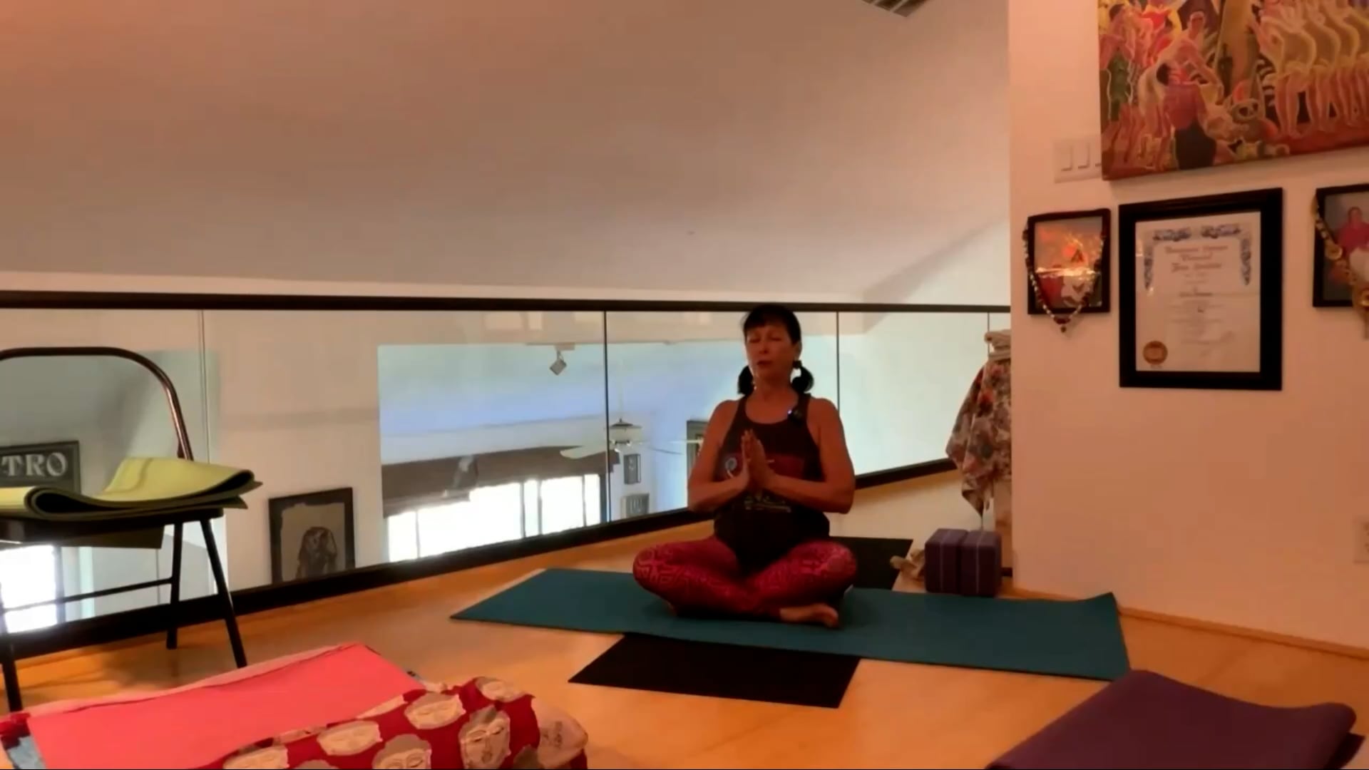 7-12-23  Iyengar Yoga: Focus on lengthening the hip flexors with arm/leg preparation.