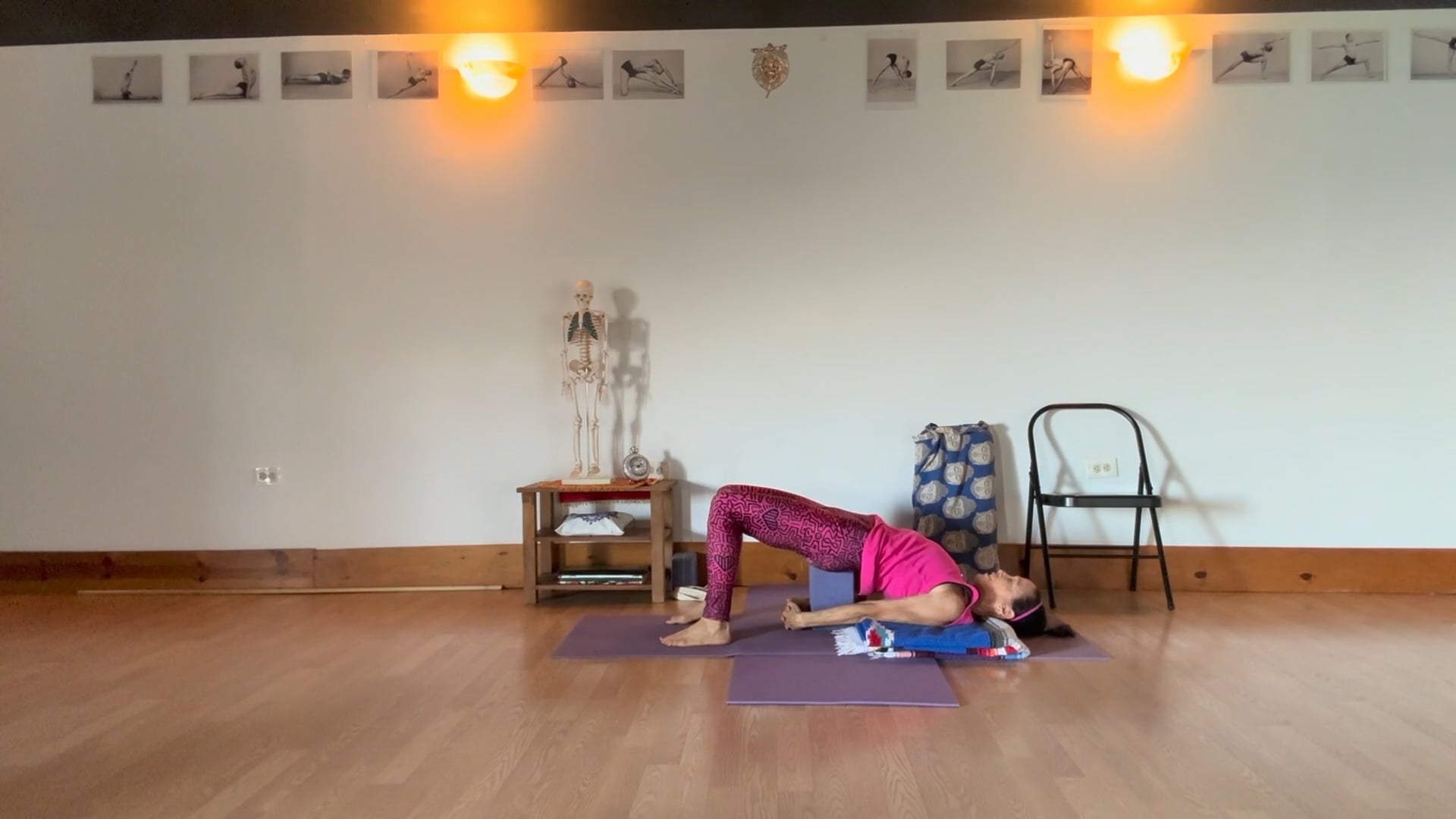 6-26-26 Iyengar Yoga: Supported restorative practice spreading intelligence, deepening awareness.