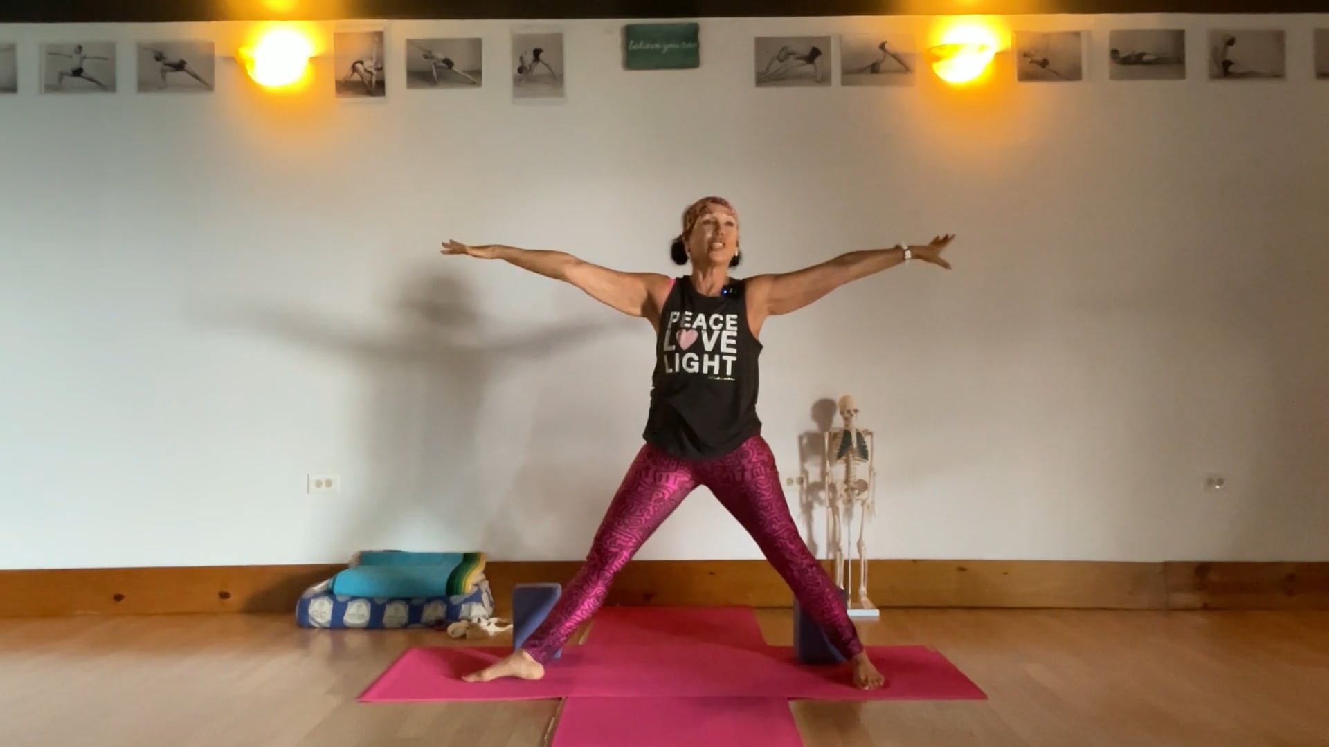 4-2-25 Iyengar Yoga: Focus on arm/shoulder and leg/hip connections.