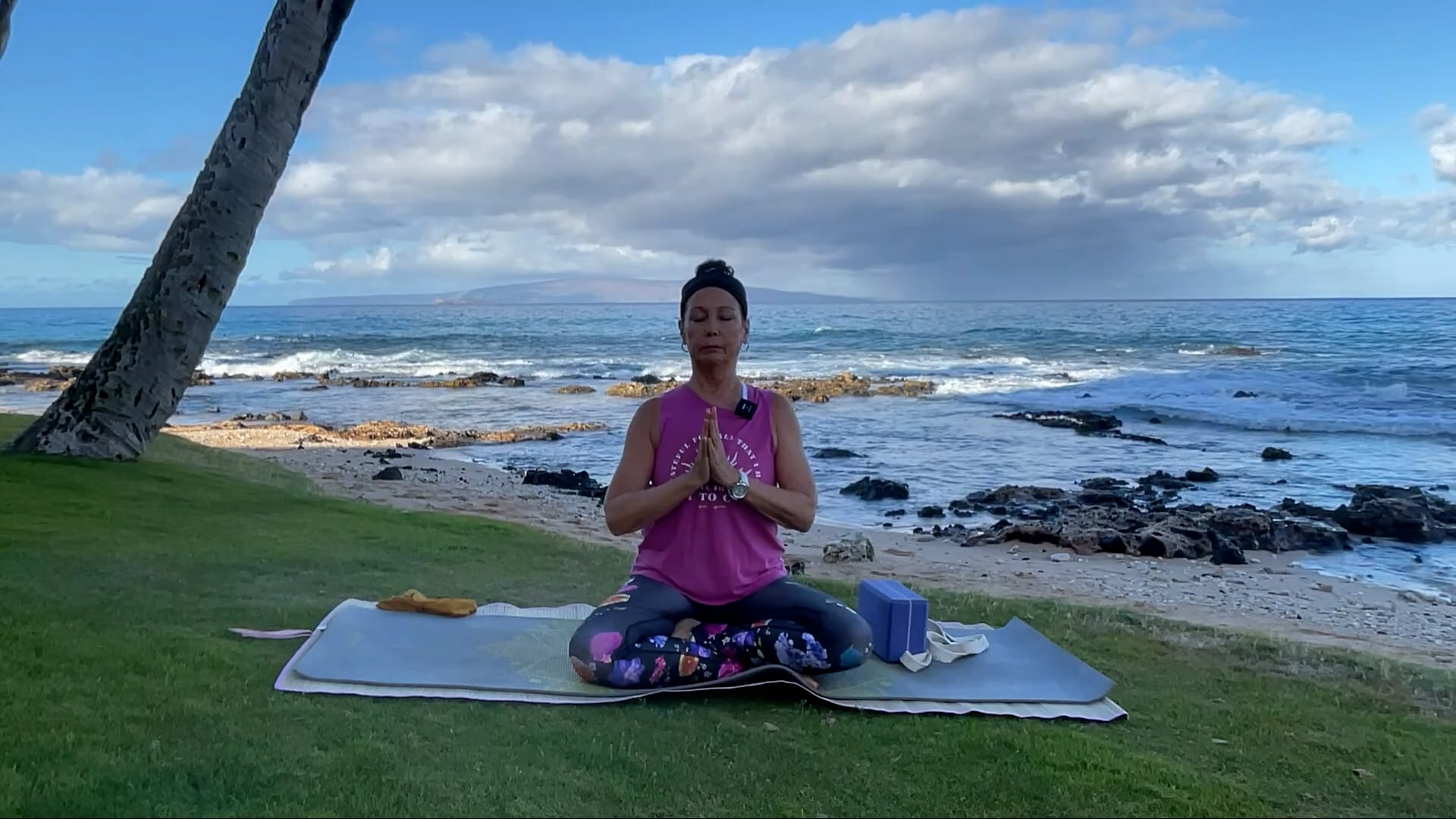 8-27-24 Beach Yoga: Focus on a slow, quiet, long holding of foundational asanas.