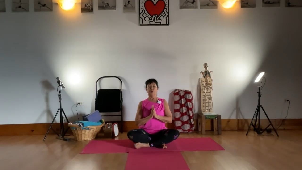 2-24-23  Iyengar Yoga: Focus on arm/leg preparation for back bends.