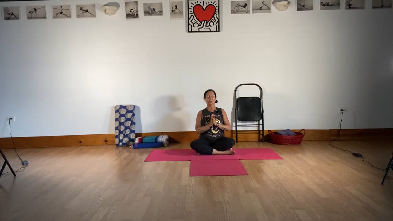 8-22-22 Iyengar Yoga All Levels with Deni