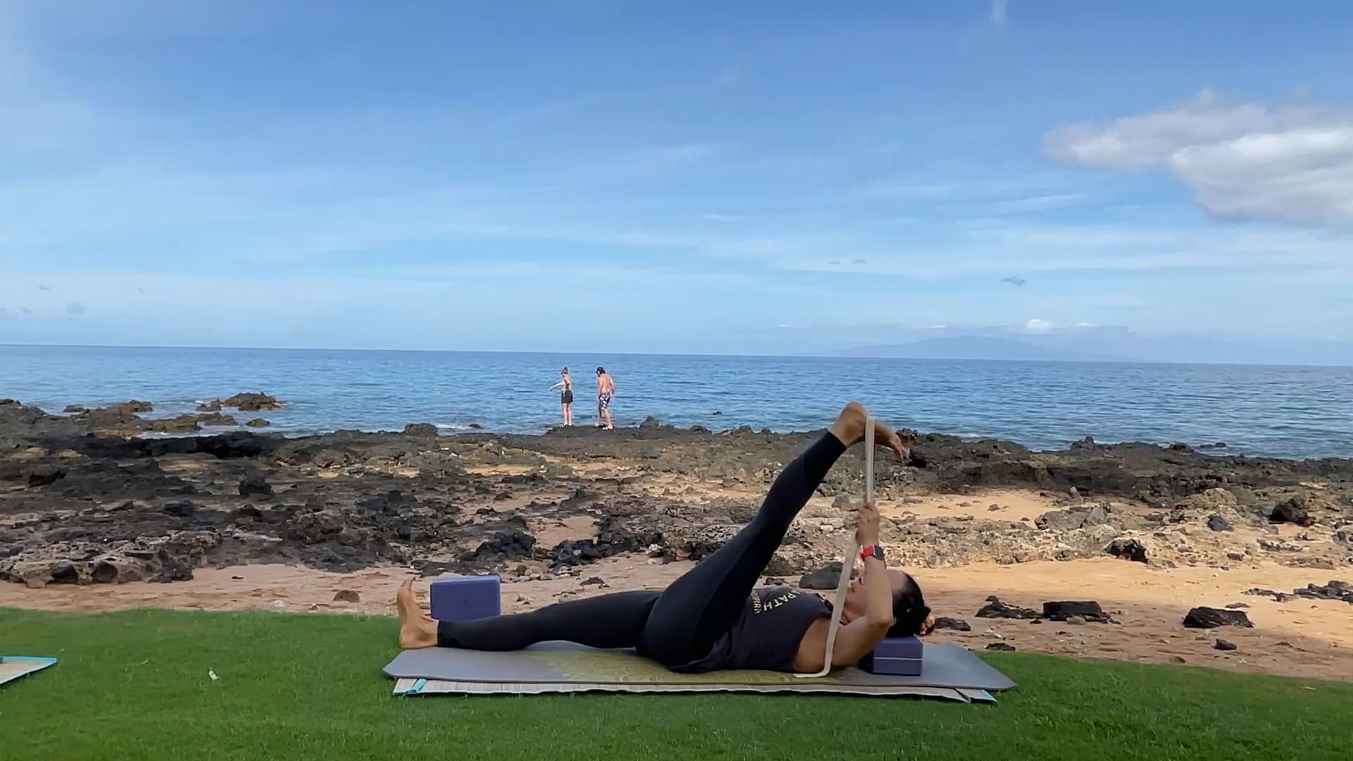 7-22-25 Gentle Beach Yoga: Healing hip, shoulder, and lower back.
