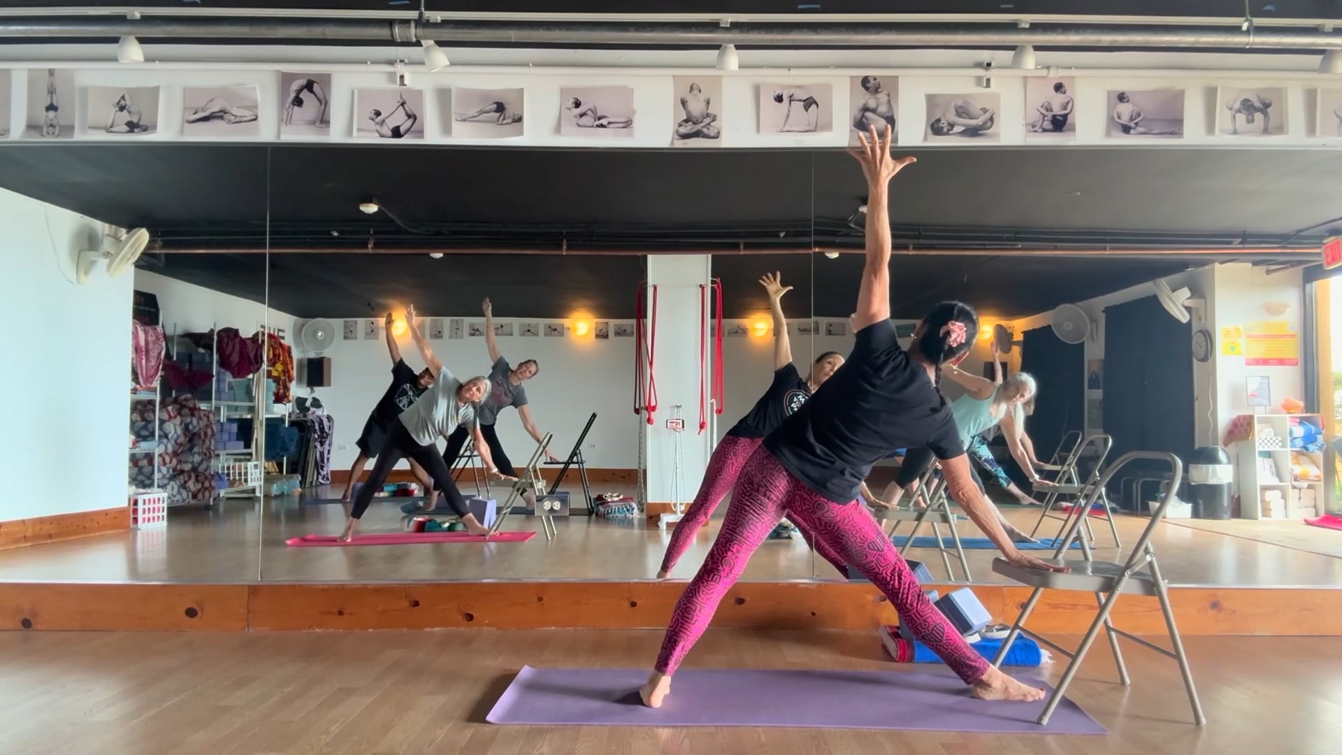 3-28-26 Iyengar Yoga All Levels: Focus on the core to build space in joints for energy to flow.
