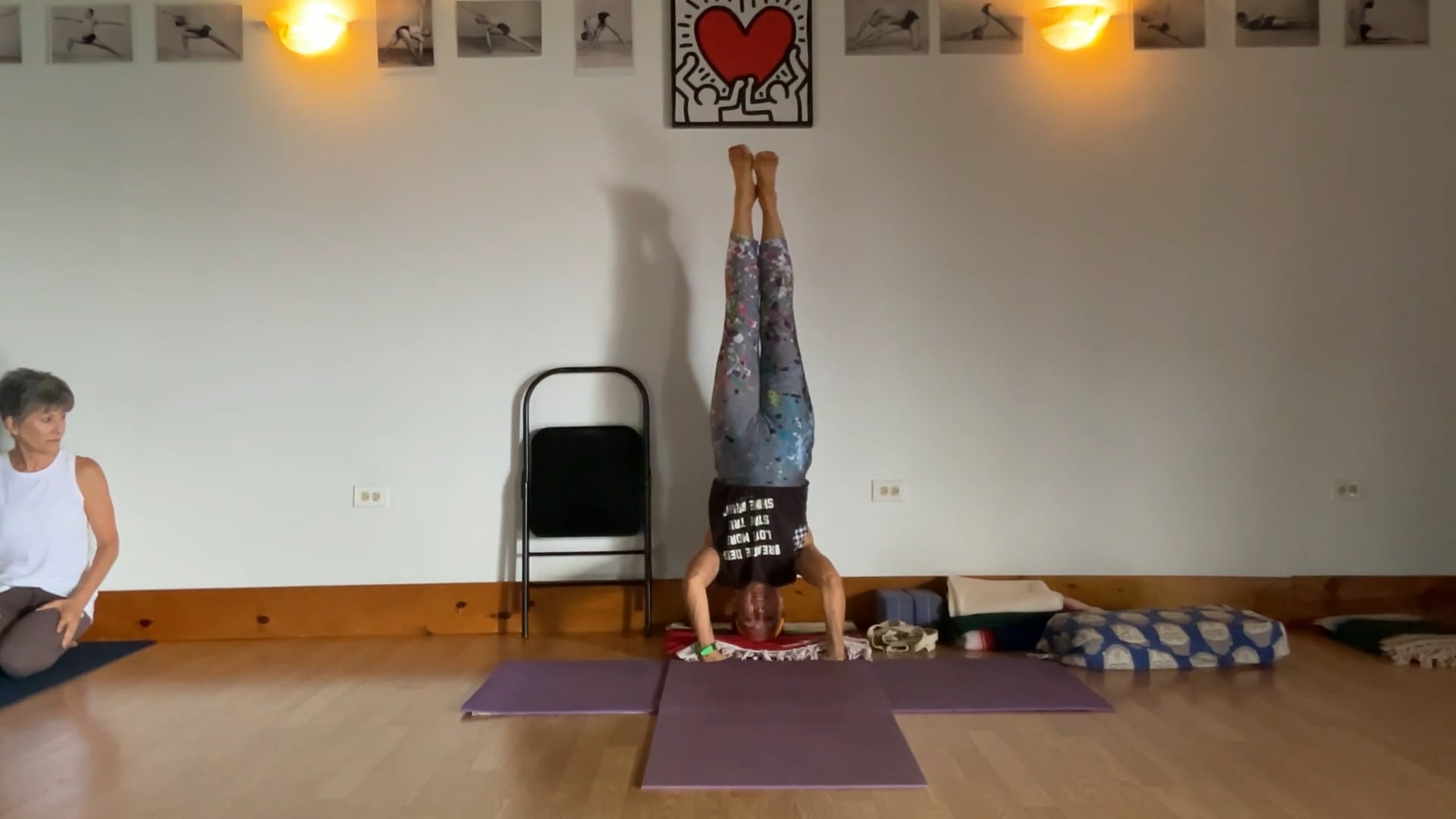 7-23-25 Iyengar Yoga: Concave strength for inversions and backbends. Sorry, there's intermittent noise from construction, and th