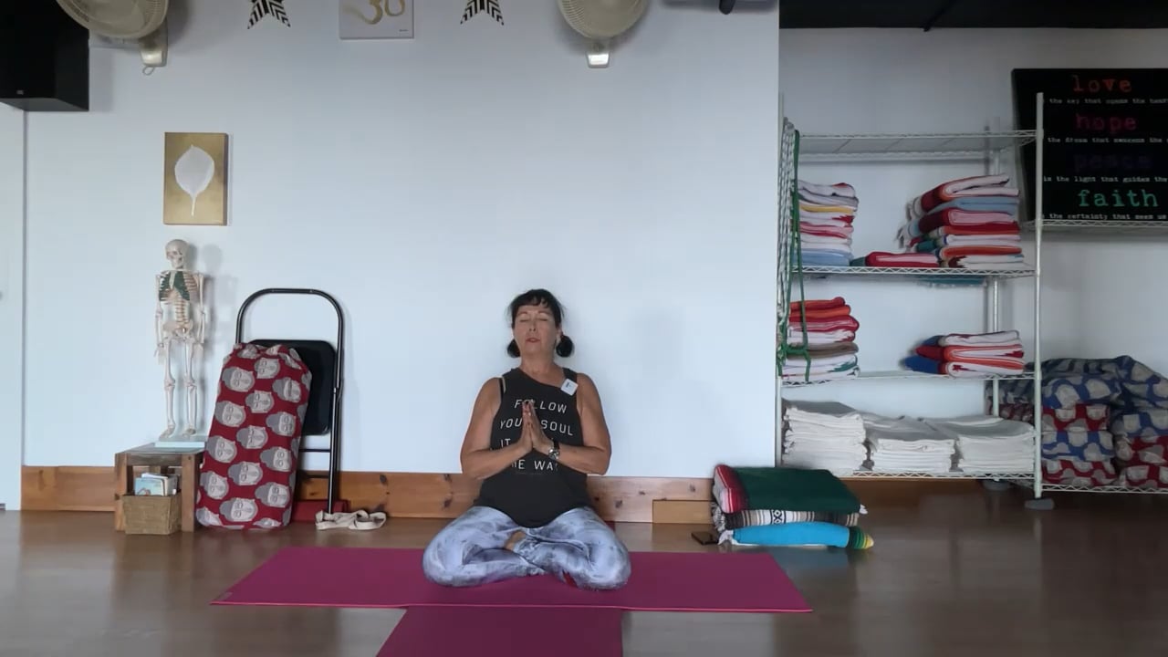 11-18-22 Iyengar Yoga: Source of the leg/pelvis and arm/shoulder, twisting standing, back bending and restorative.