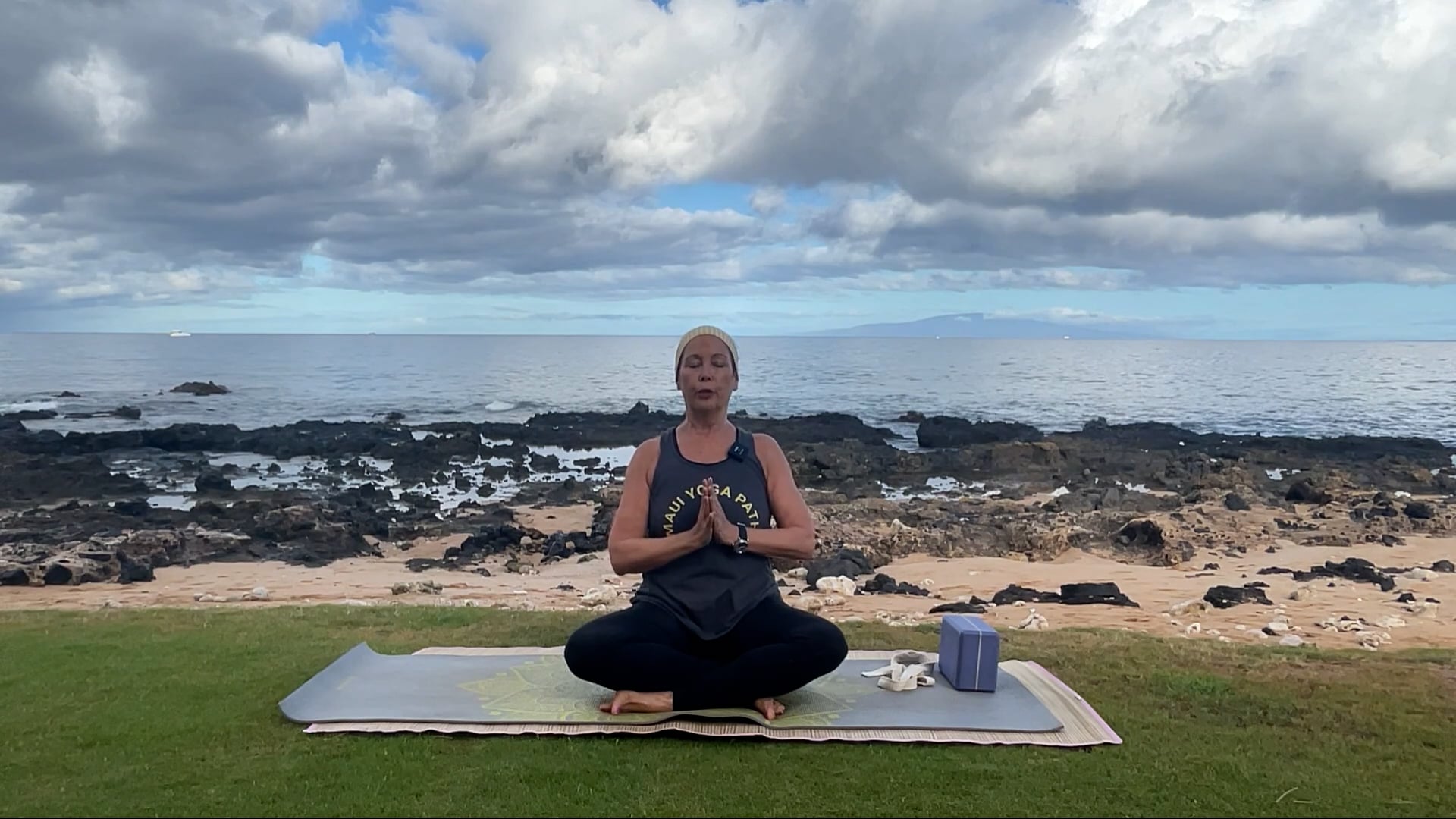 7-24-24 Gentle Beach Yoga: Focus on healing the back.
